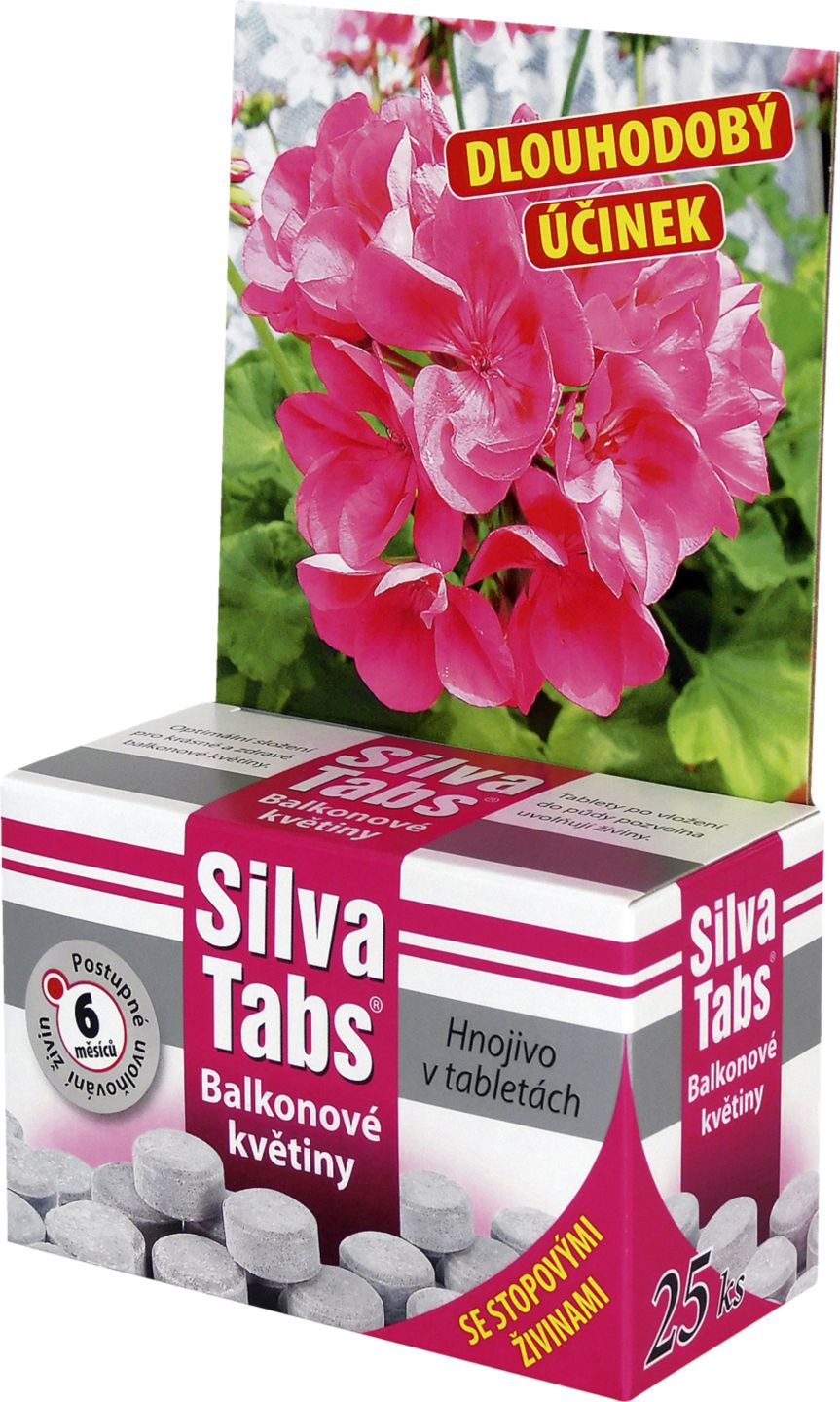 SILVA TABS Balkonové rostilny
hnojivo ve formě tablet