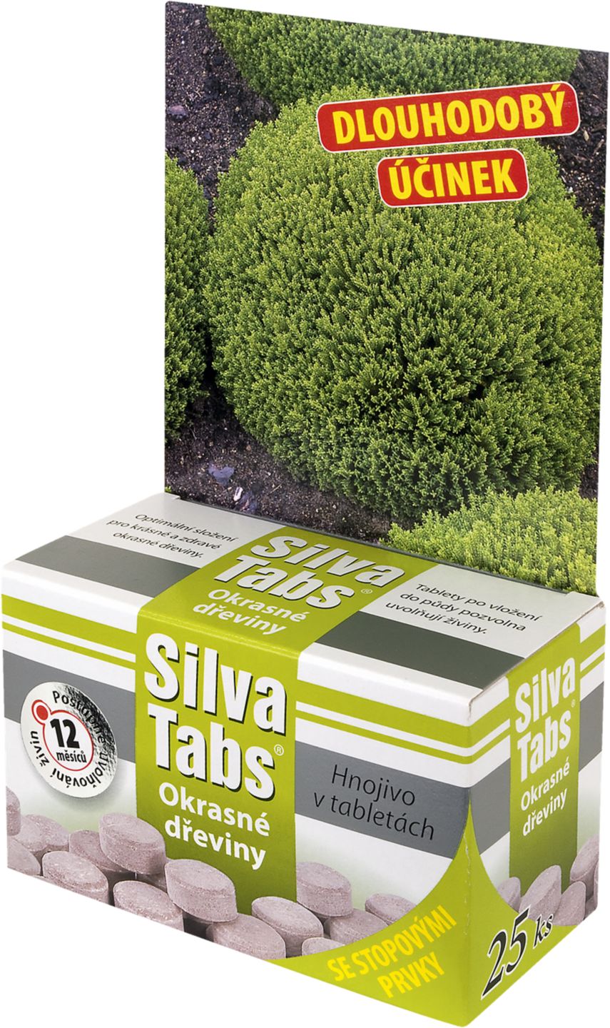 SILVA TABS Okrasné dřeviny
hnojivo ve formě tablet