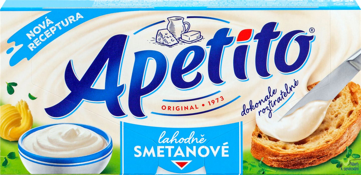 Apetito smetanové
Tavený sýr