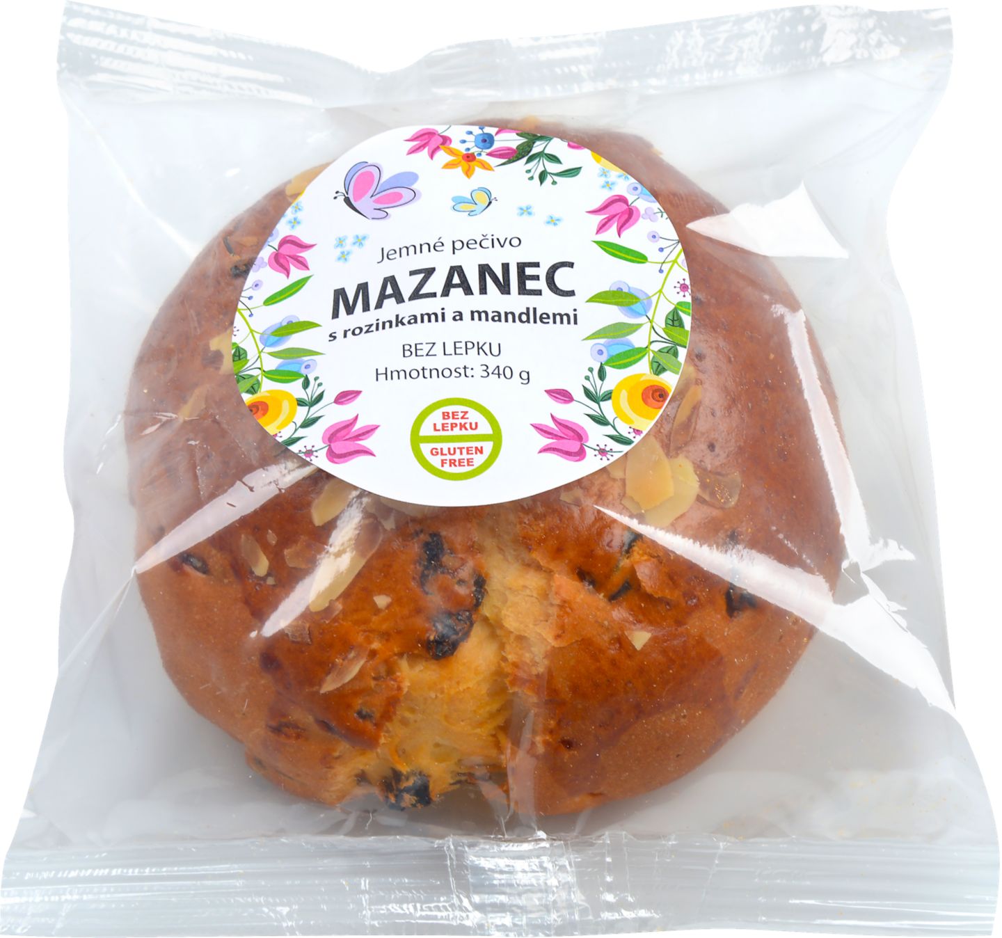 JIZERSKÉ PEKÁRNY Mazanec velikonoční
s mandlemi