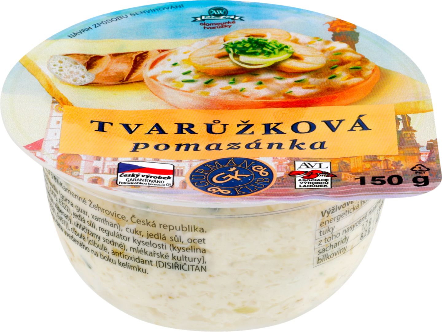 Gurmán Klub Tvarůžková pomazánka