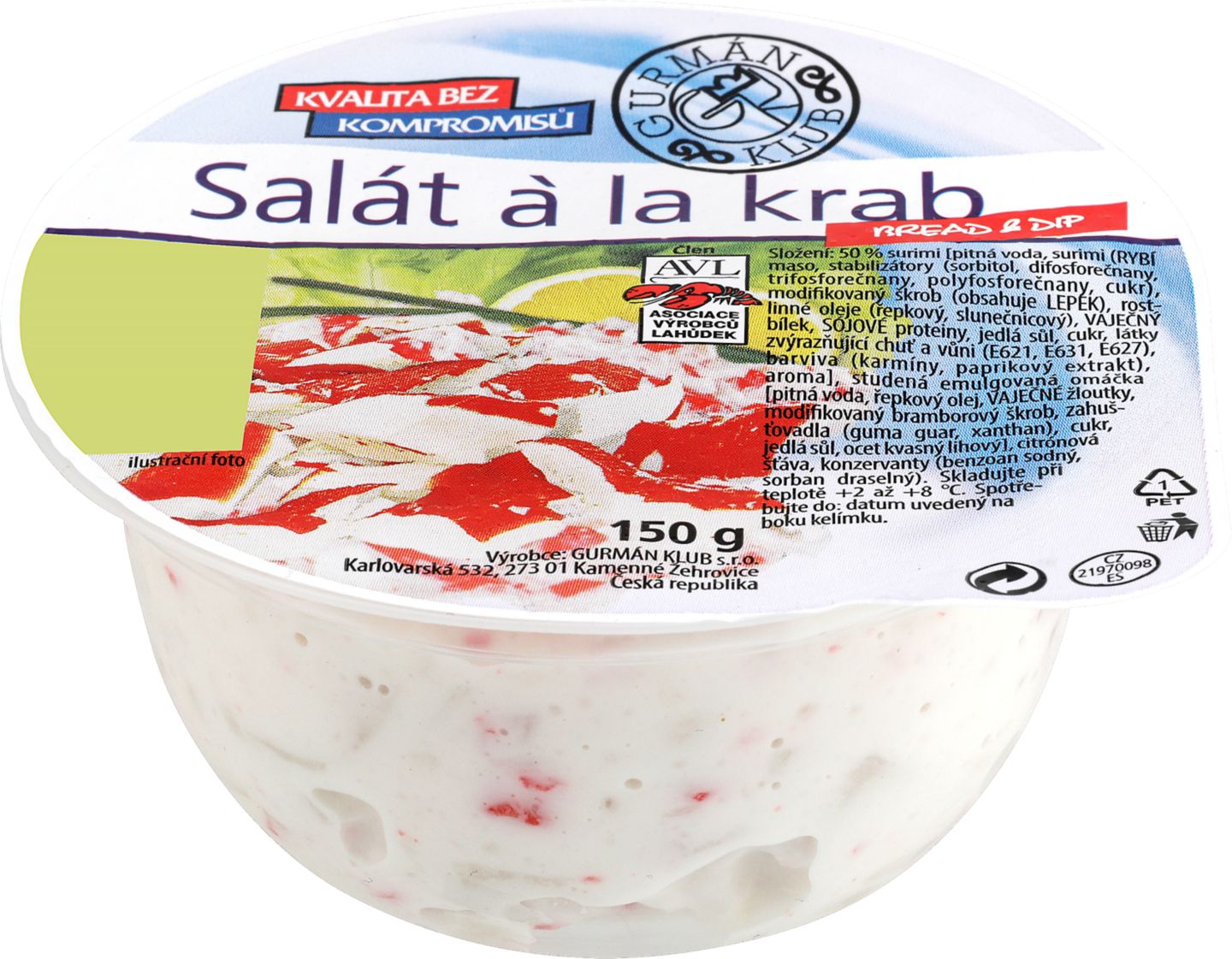 Gurmán Klub Salát á la krab
