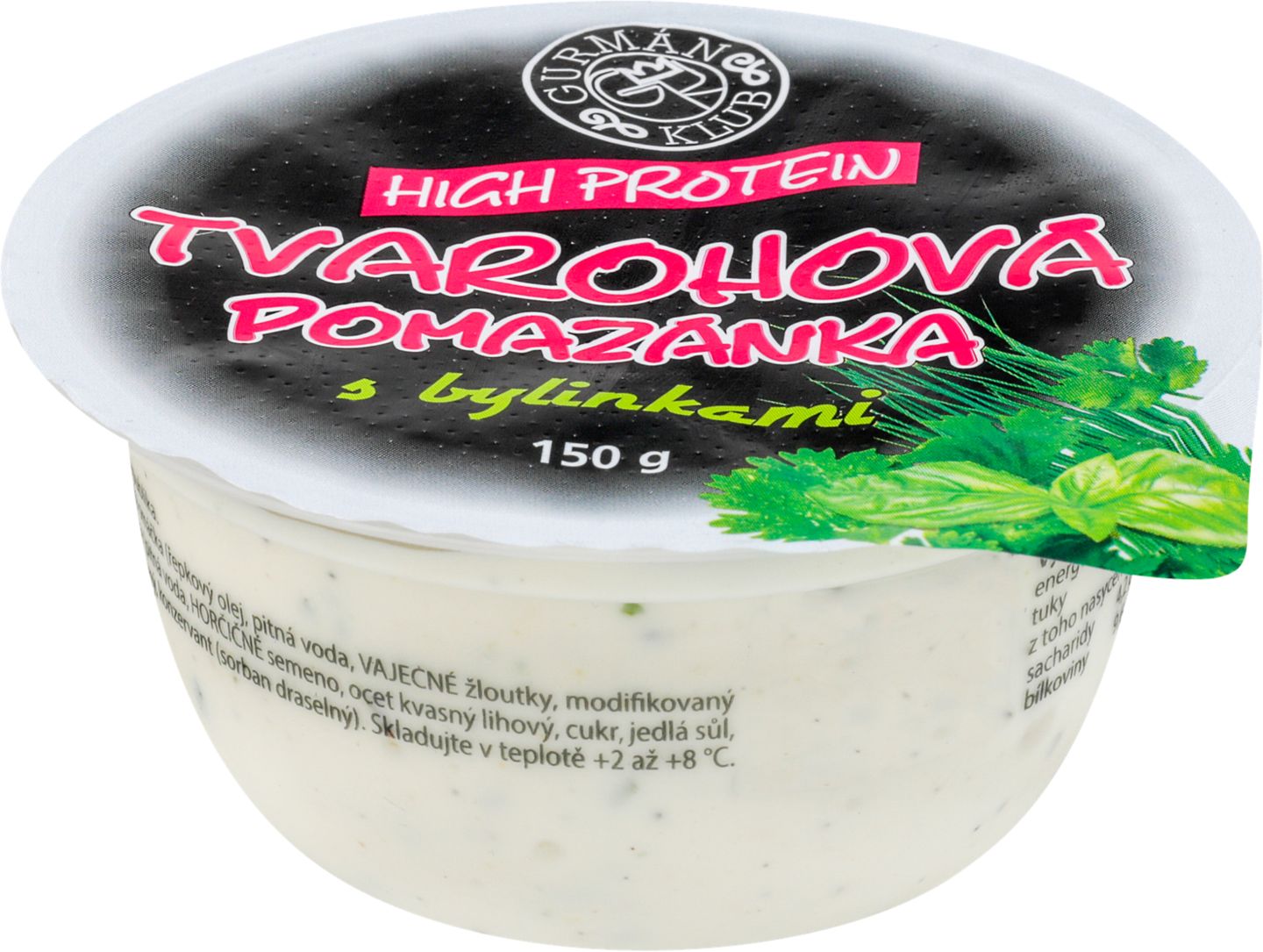 High Protein tvarohová pomazánka
s bylinkami