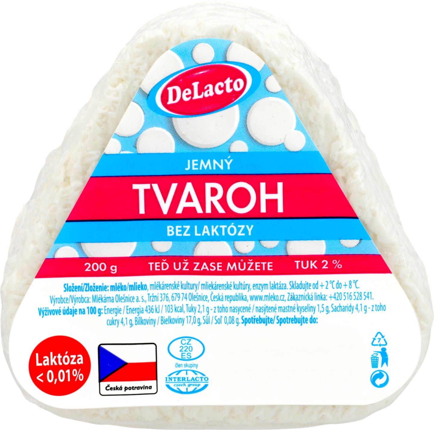 De Lacto Tvaroh jemný