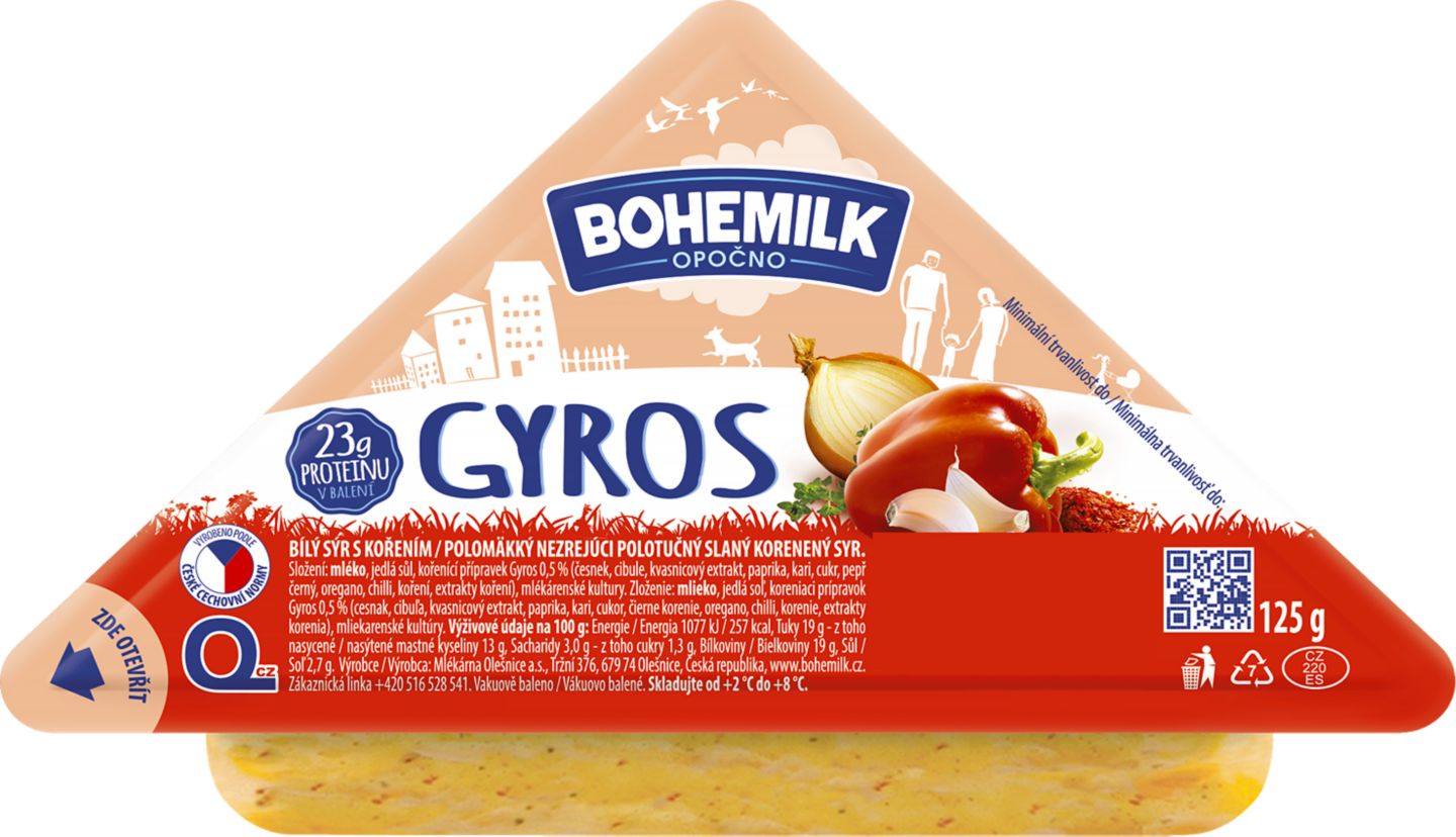 Bohemilk Čerstvý sýr s kořením