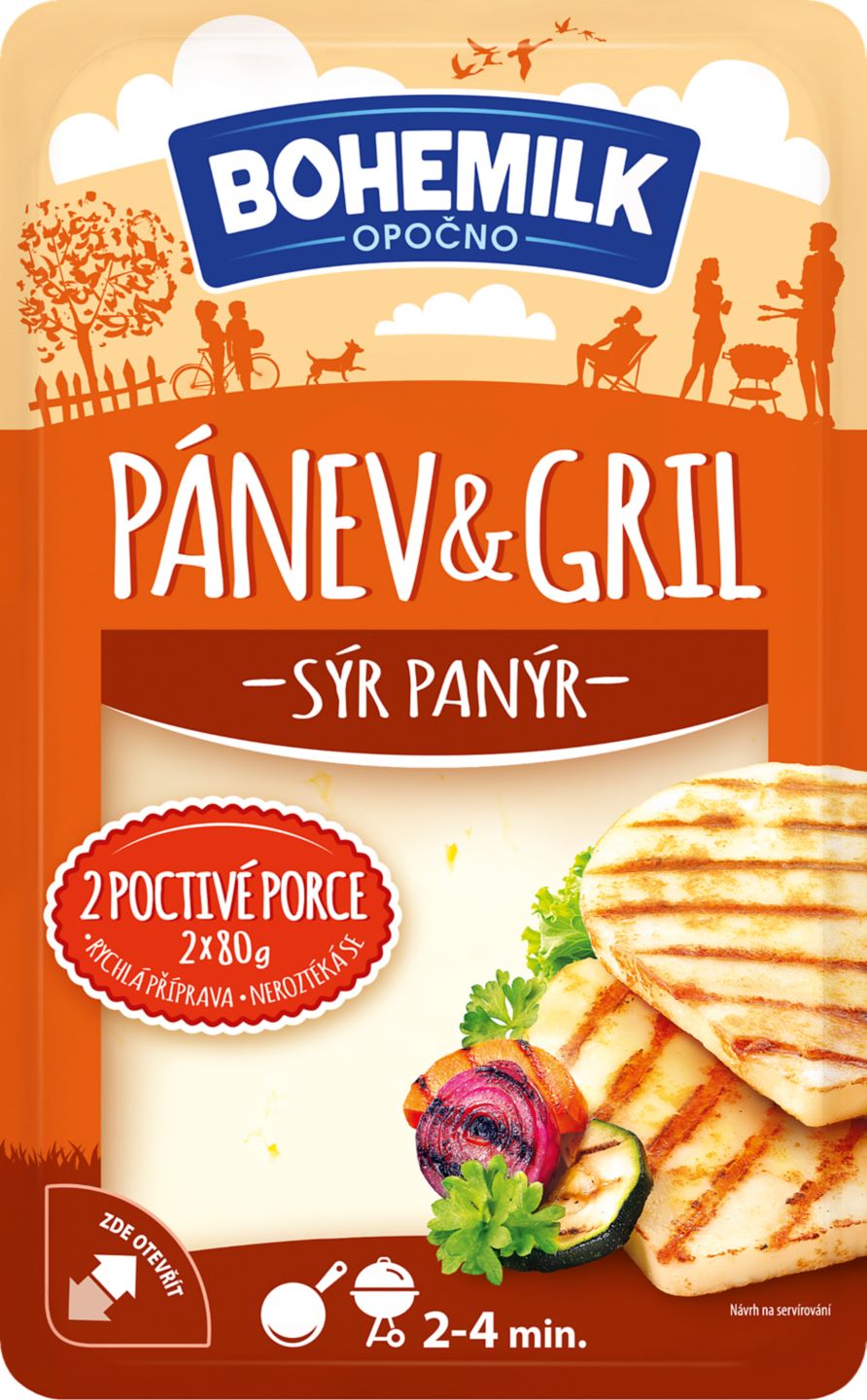 Bohemilk Sýr Panýr
na pánev/gril