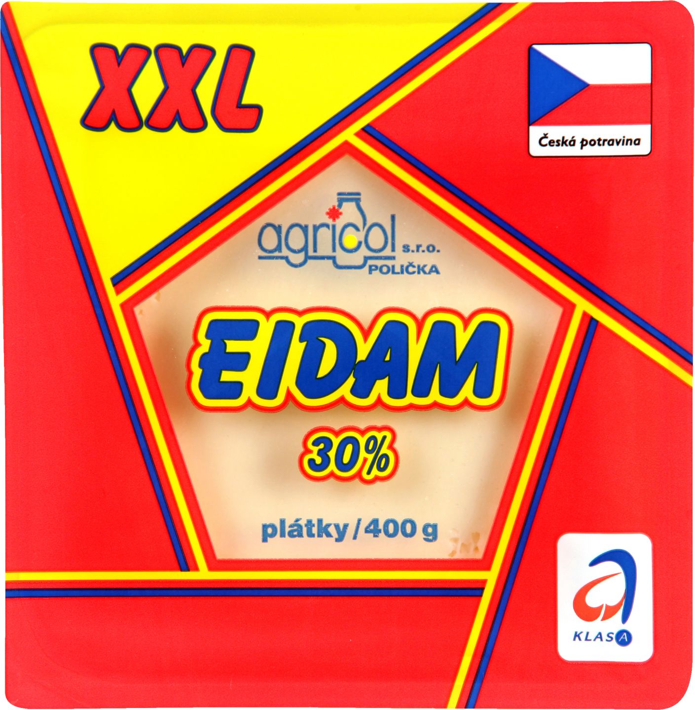 Agricol Sýr Eidam 30%
XXL balení