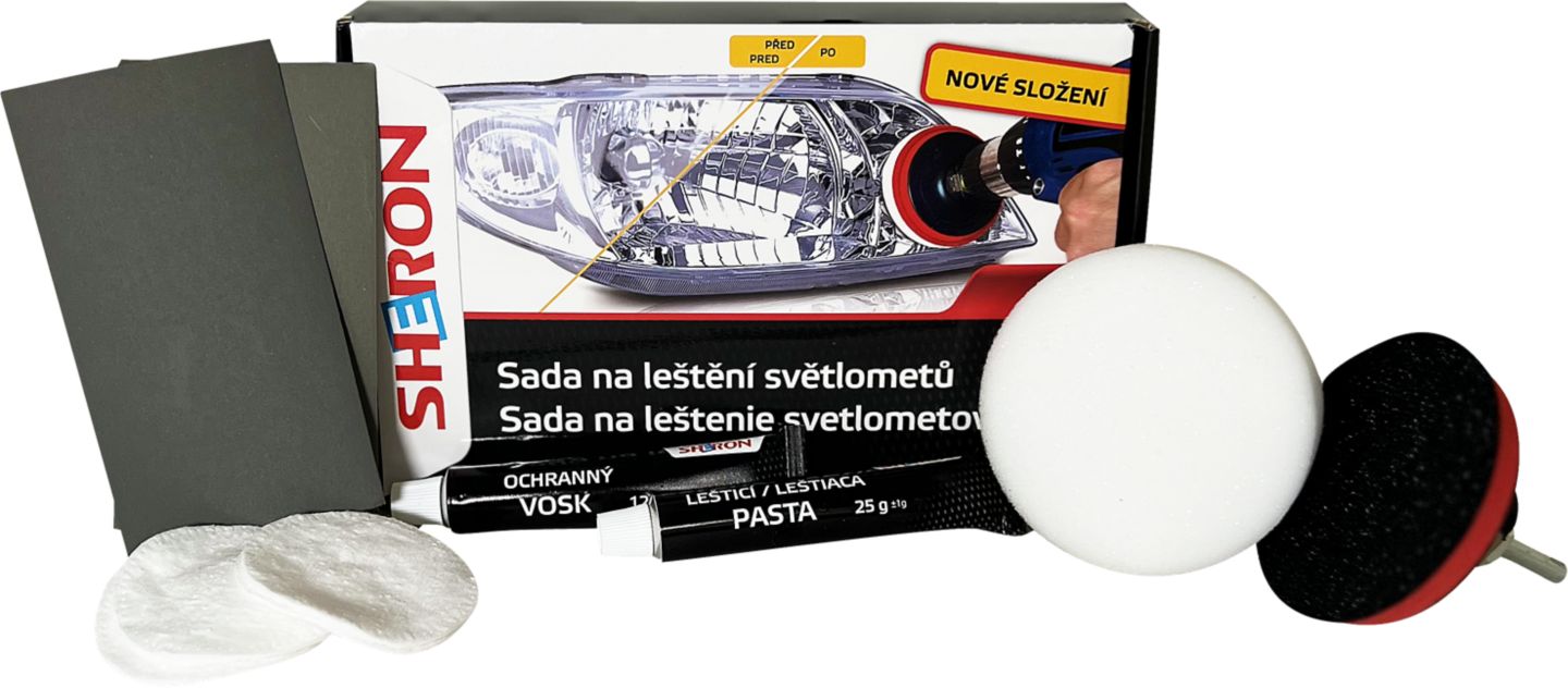 Sheron Sada na leštění světlometů
