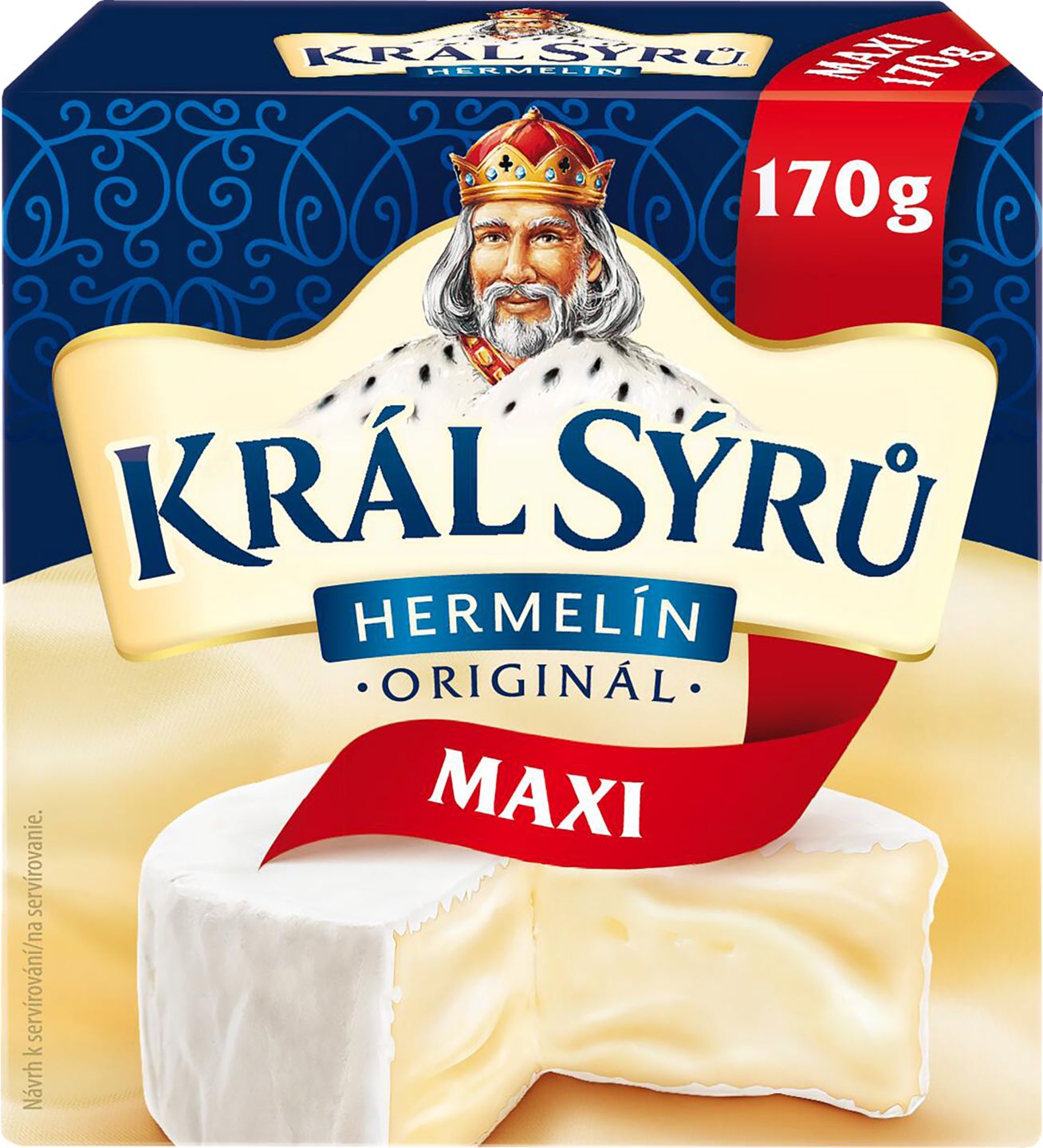 Král Sýru Hermelín Originál
Maxi