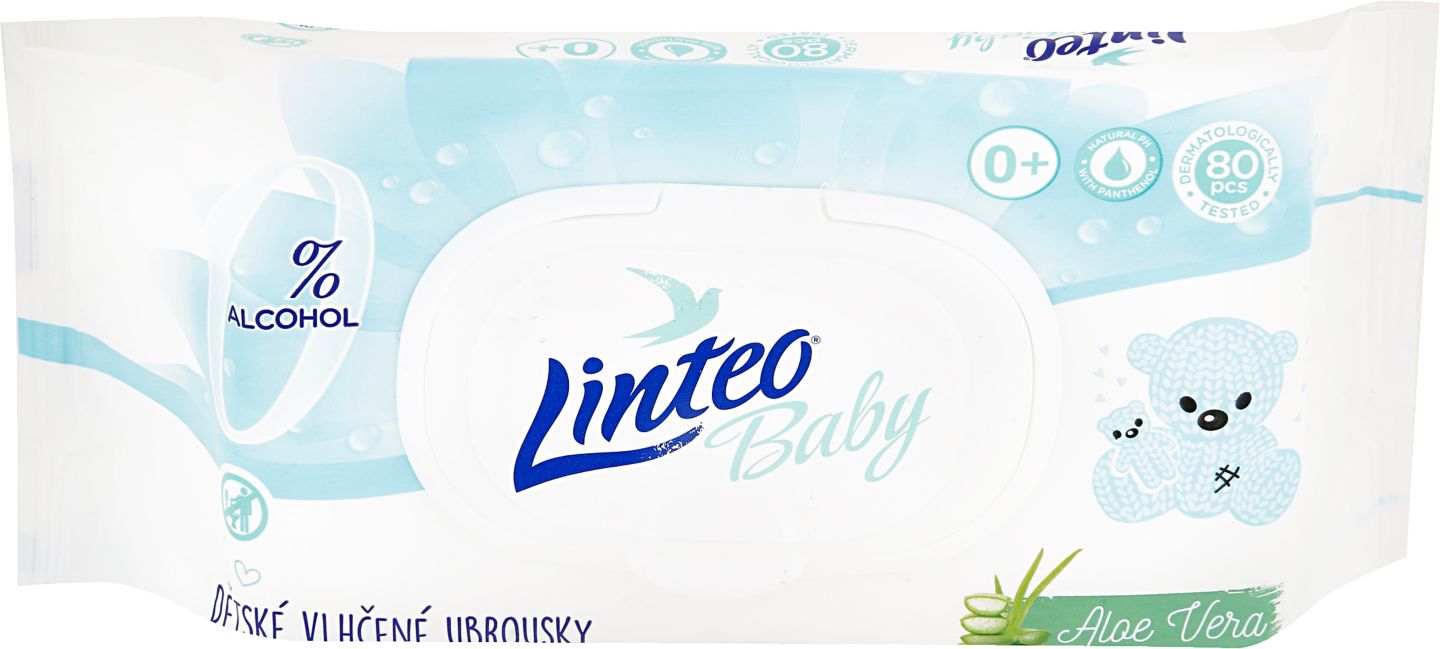 Linteo Baby Dětské vlhčené ubrousky