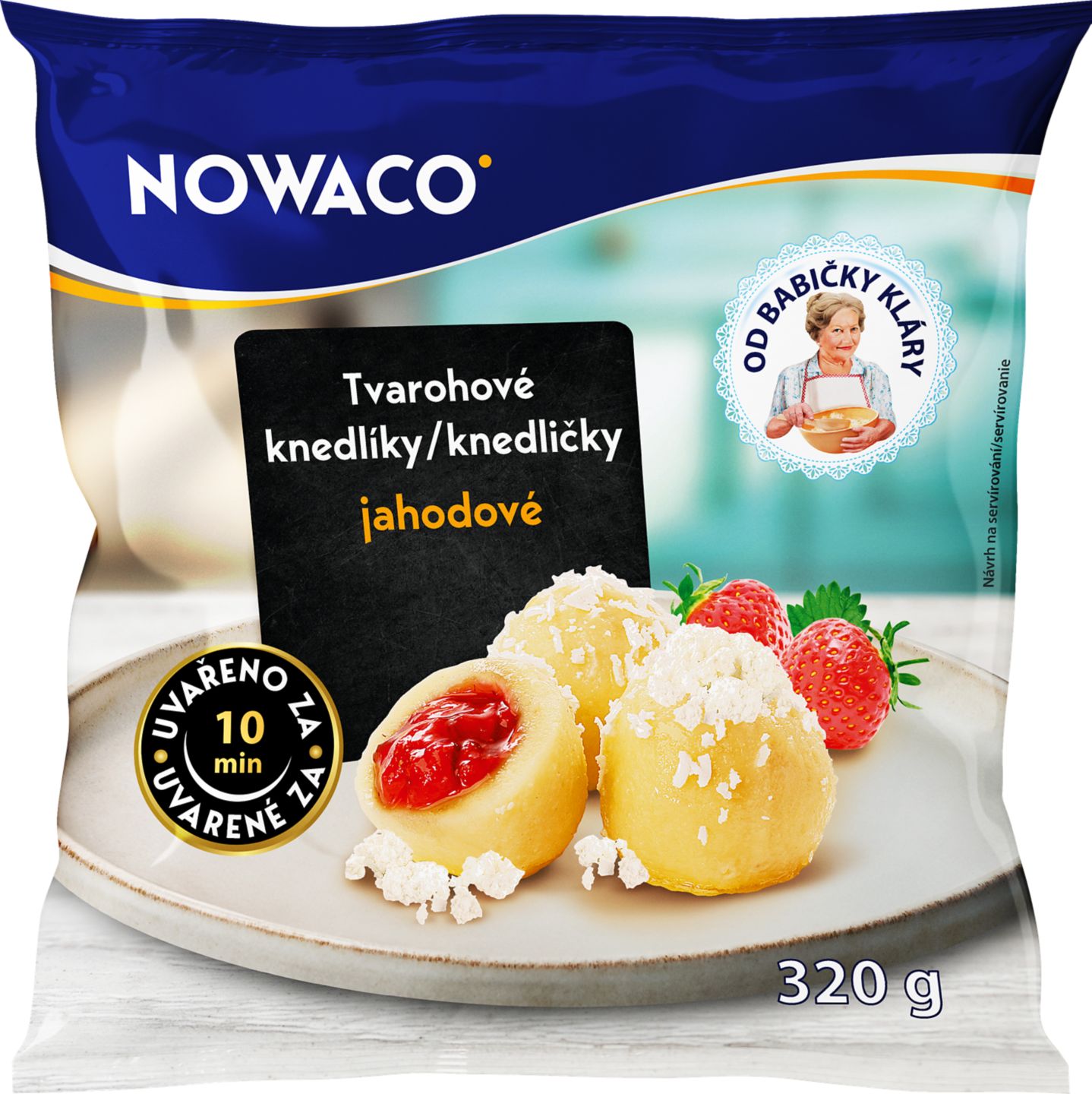 Nowaco Tvarohové knedlíčky
jahodové