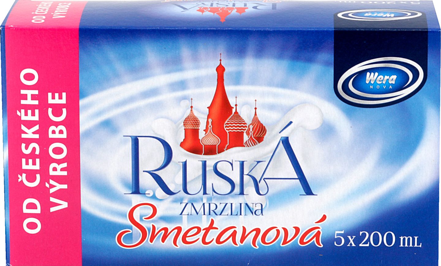 Tradiční zmrzlina Smetanová zmrzlina v oplatce
multipack