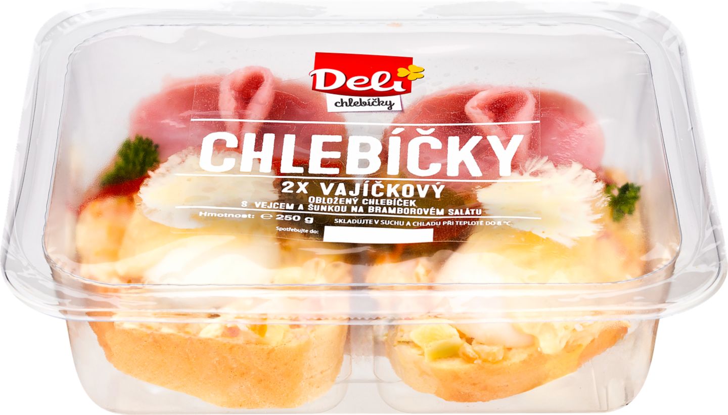 Crocodille Chlebíček
vajíčkový/salámový