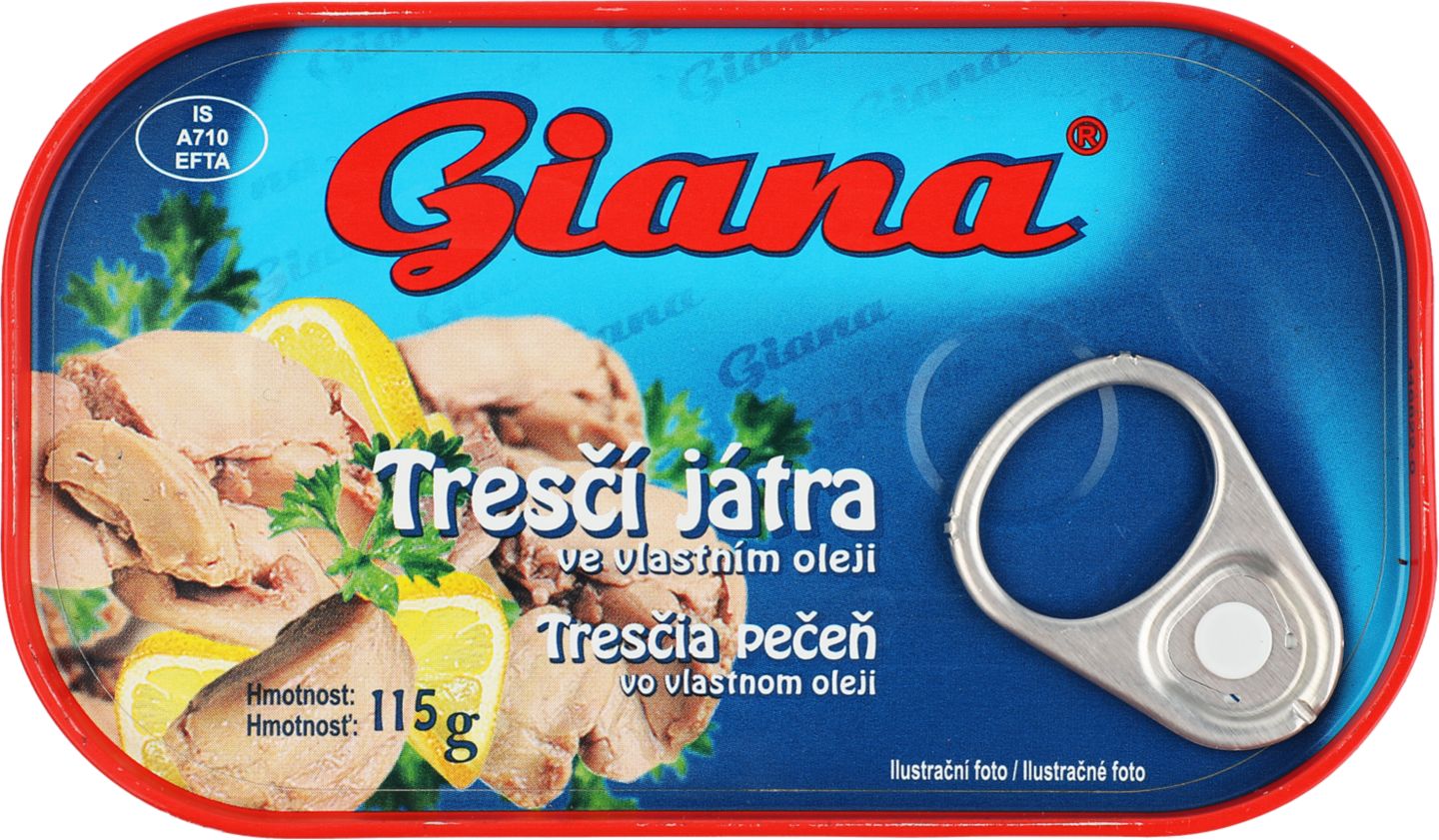 Giana Tresčia pečeň