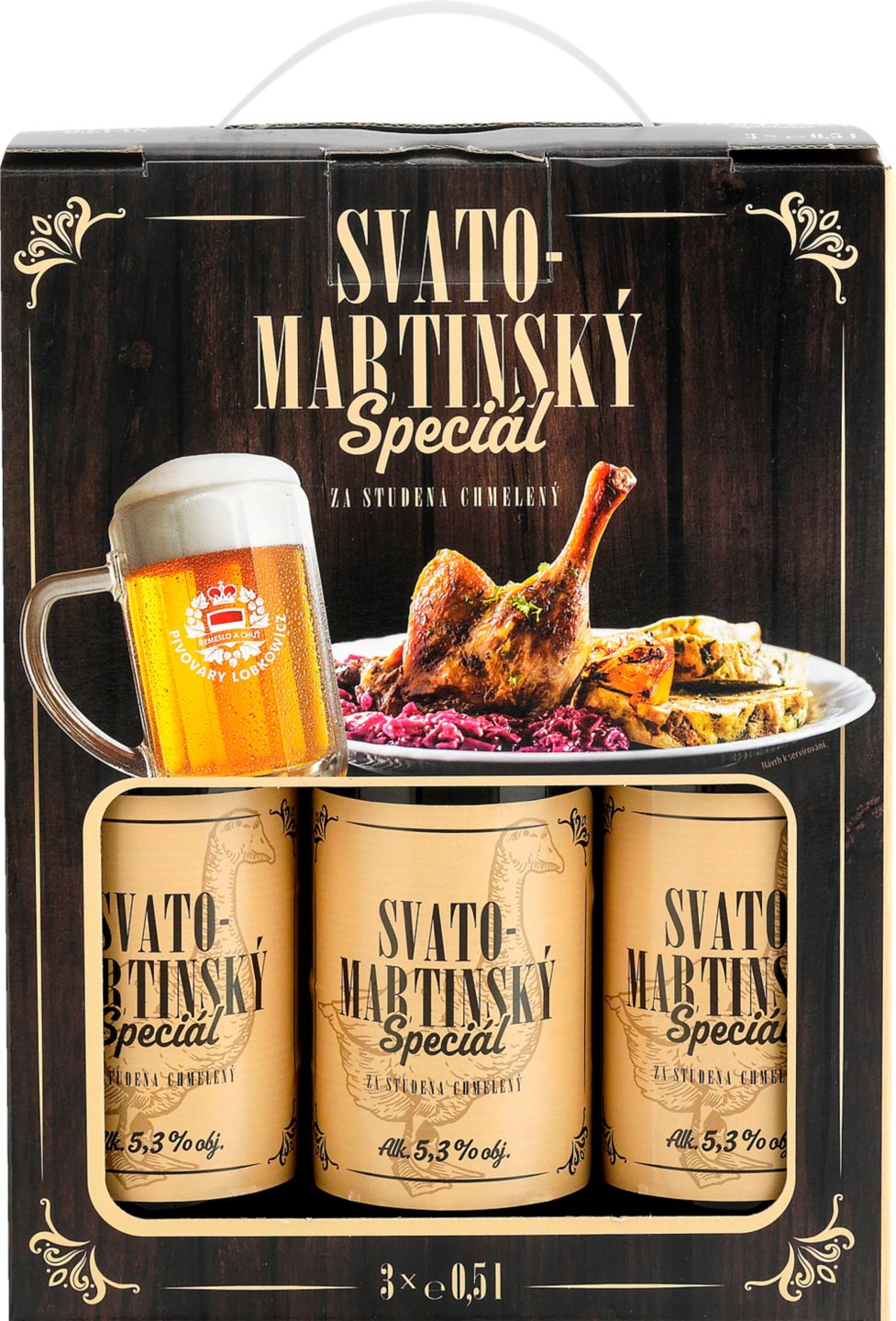 Svatomartinský speciál Pivo
světlý ležák