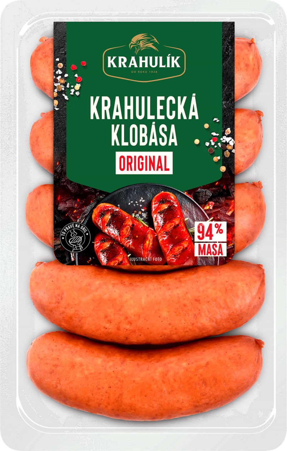 Krahulík Krahulecké grilovací klobásy
různé druhy