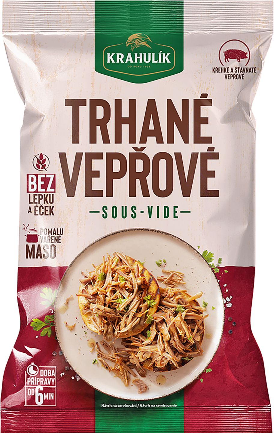 Krahulík Trhané vepřové
Sous-vide