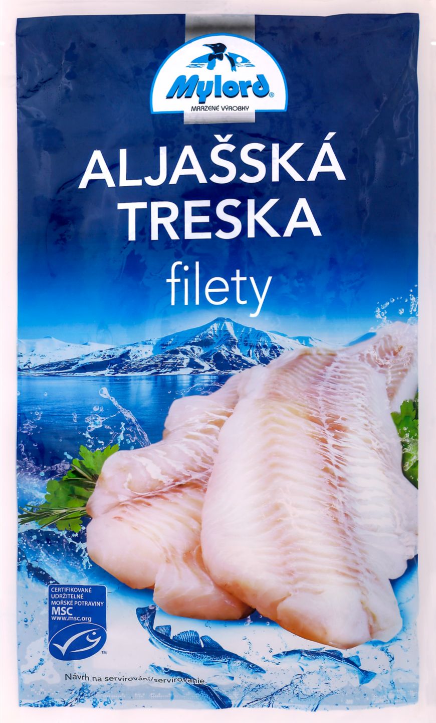 Aljašká treska filety bez kůže