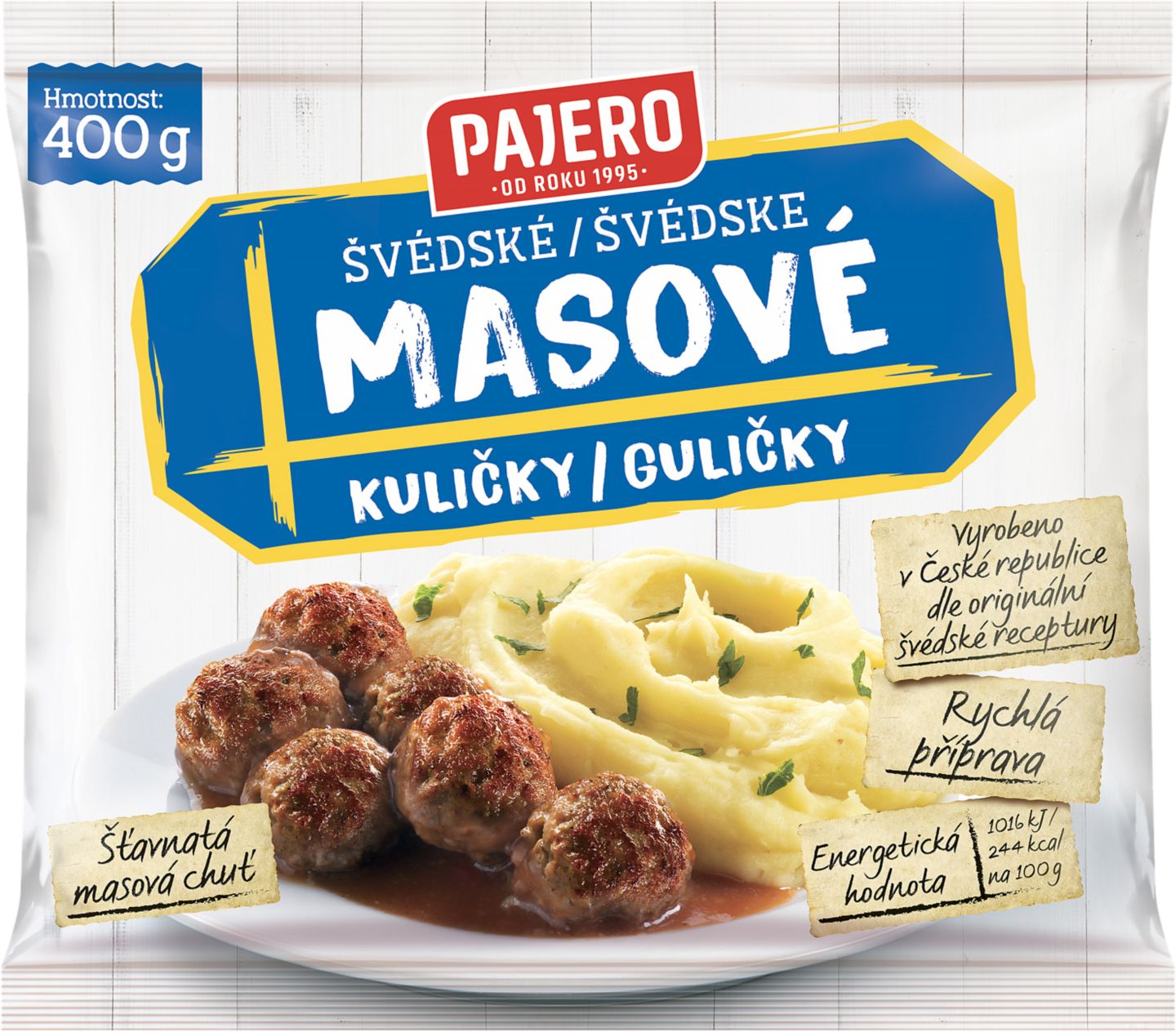 Pajero Švédské masové kuličky
