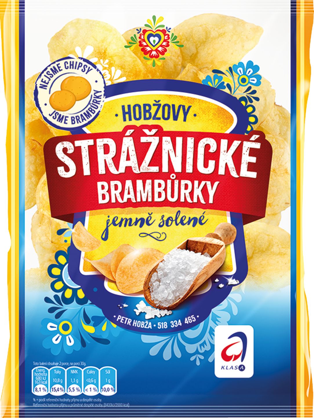 Strážnické brambůrky různé druhy