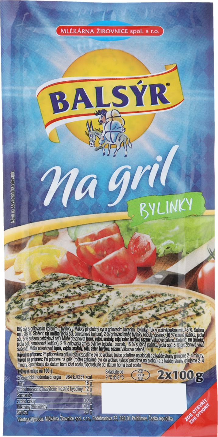 Balsýr na gril Mäkký nezrejúci syr