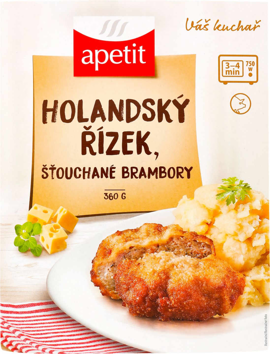 BAPA Holandský řízek
se šťouchaným bramborem