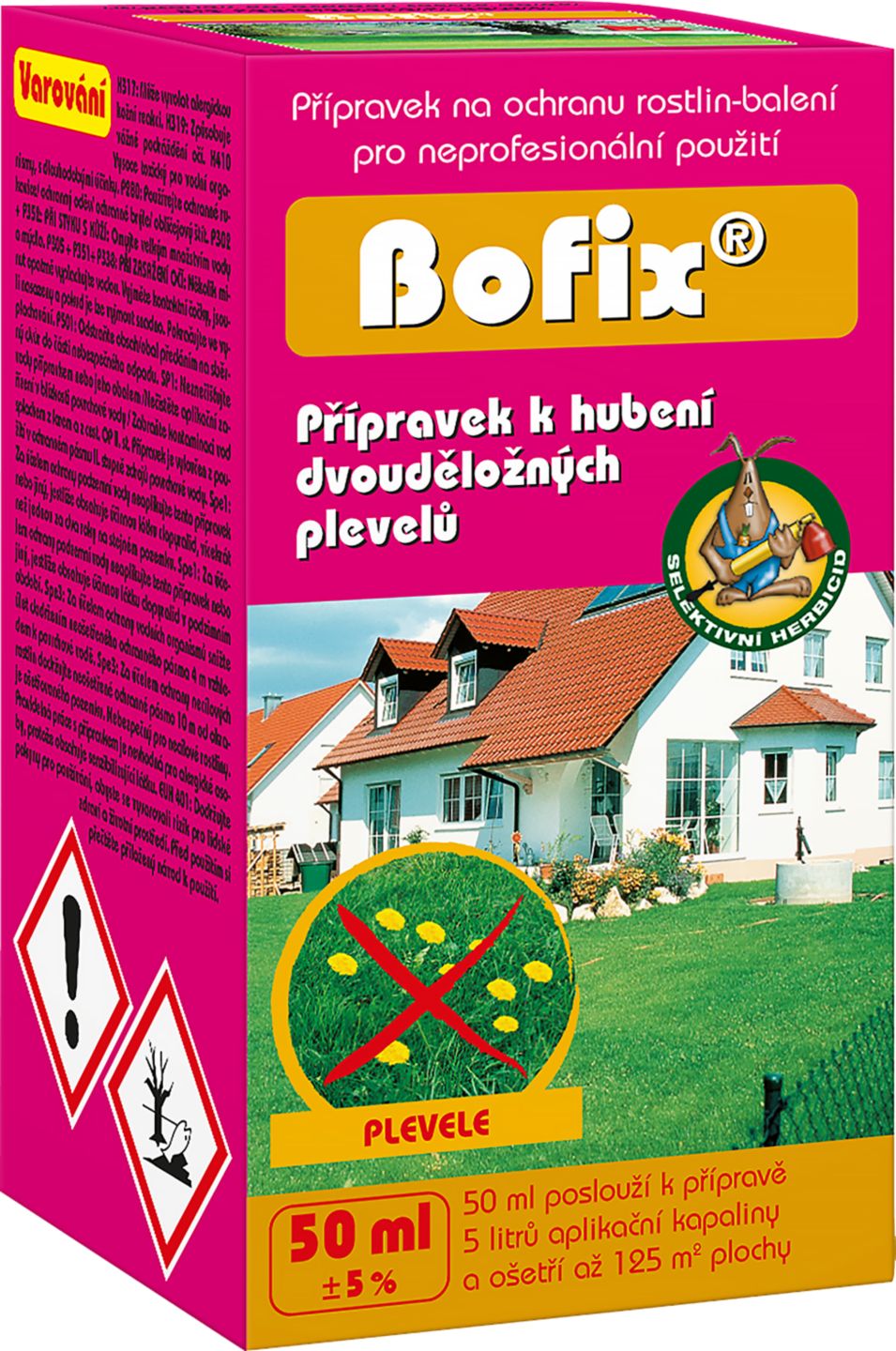 Bofix³ postřikový herbicid
objem: 50 ml