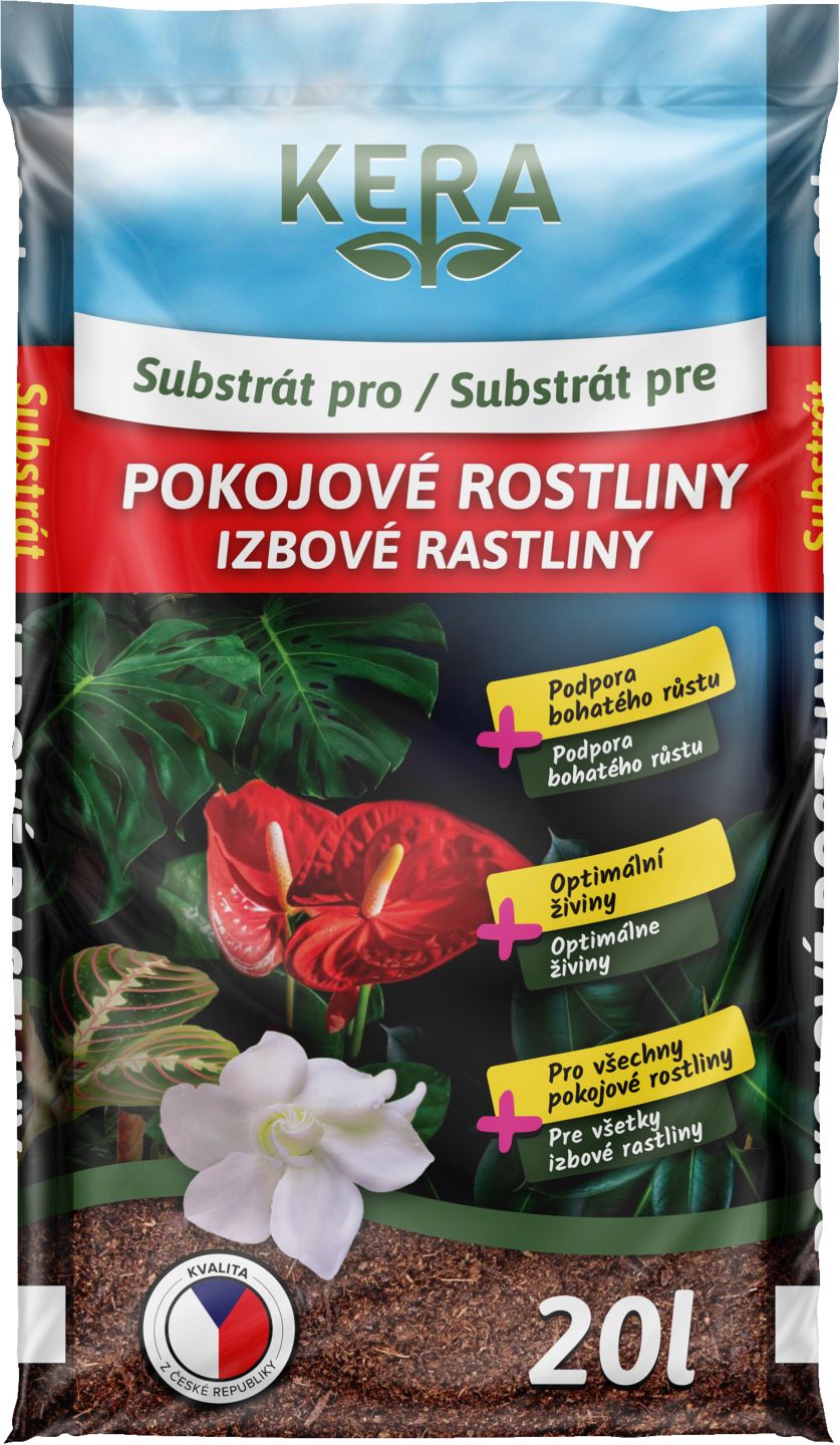 KERA Substrát pro pokojové rostl.
objem: 20 l