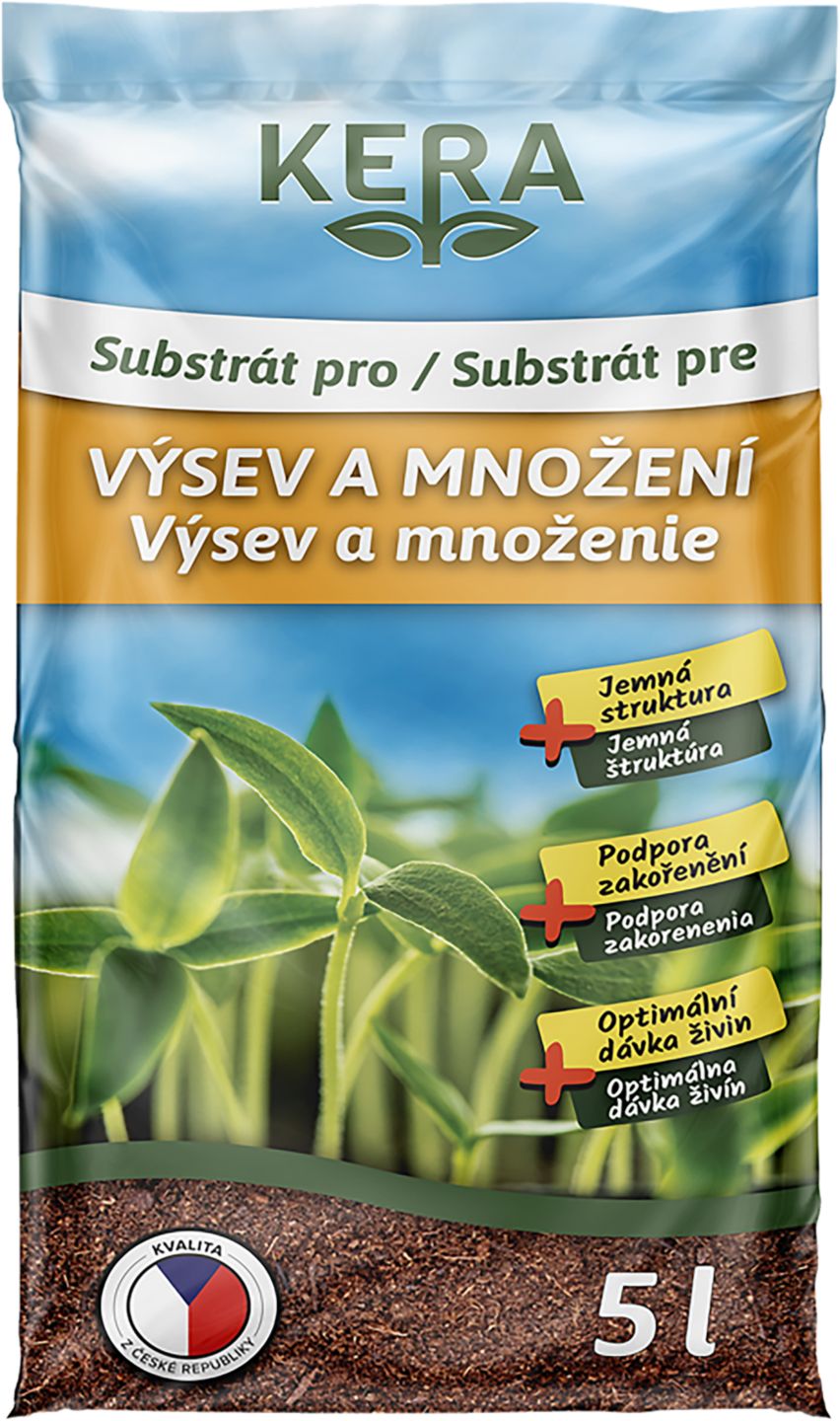 KERA Substrát pro výsev a množení
objem: 5 l