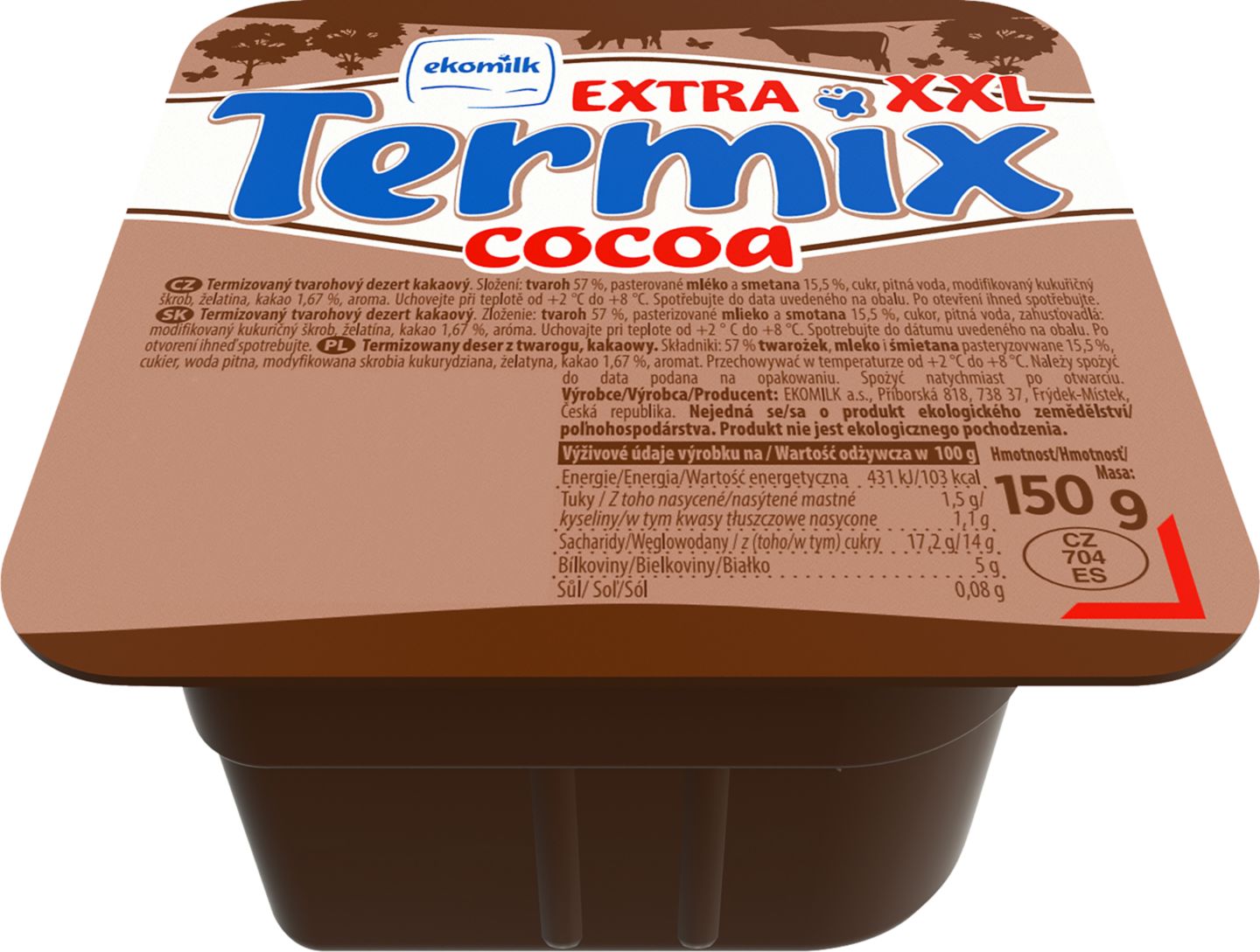 Termix tvarohový dezert
XXL balení