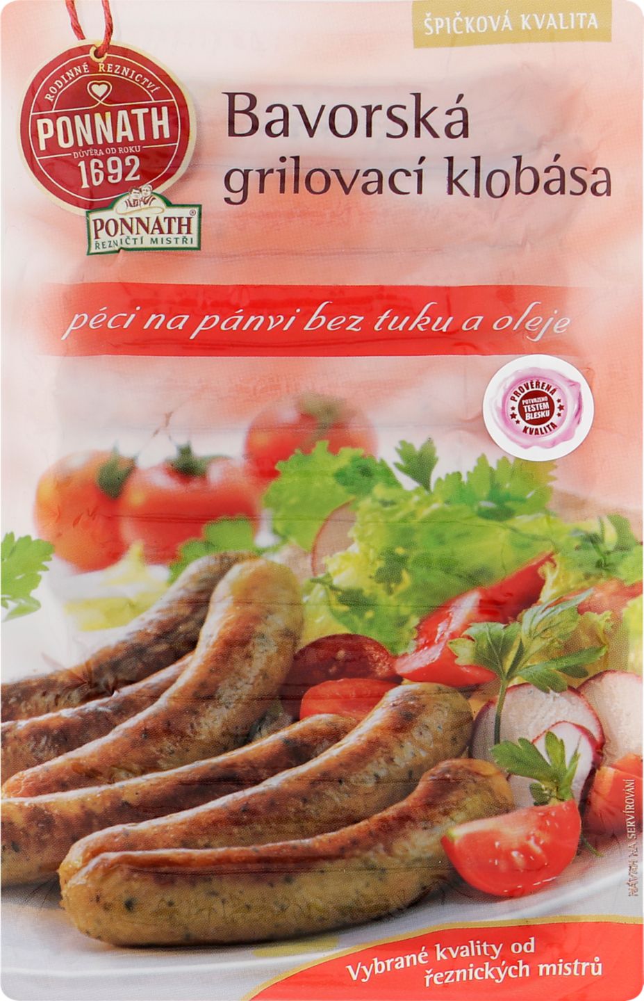 Ponnath Bavorská grilovací klobása