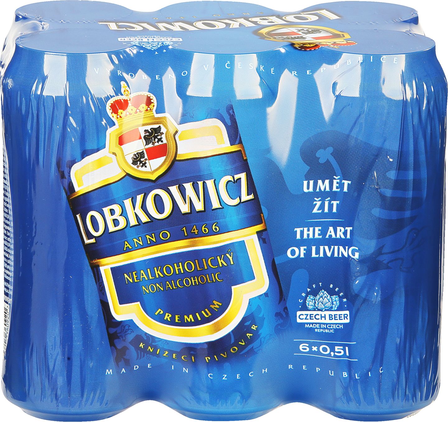 Lobkowicz Premium Nealko Nealkoholické pivo
světlé