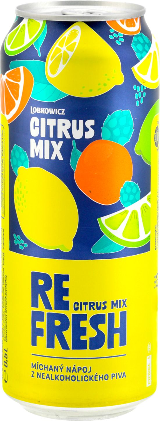 Refresh Citrus Mix Míchaný nápoj z piva
citrus