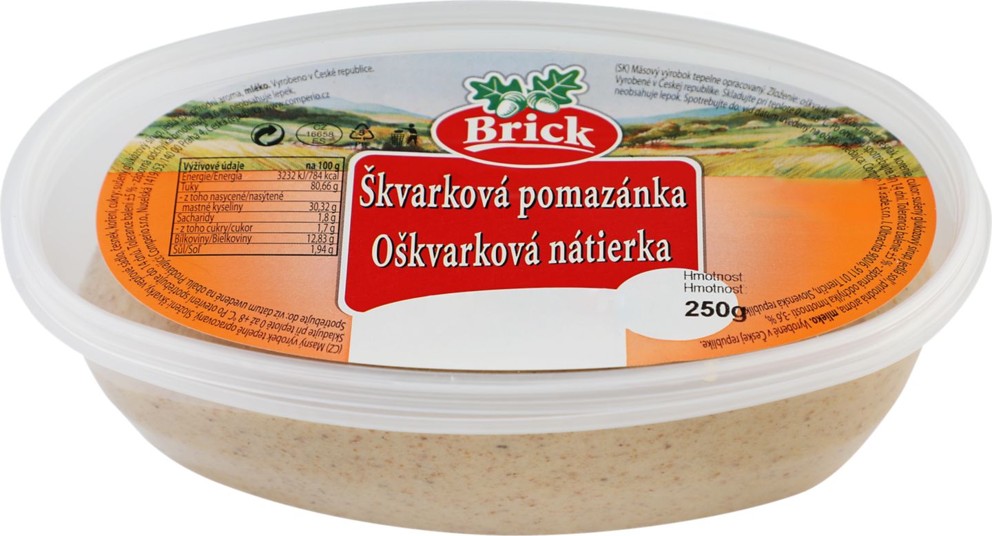 Brick Oškvarková nátierka 250 g