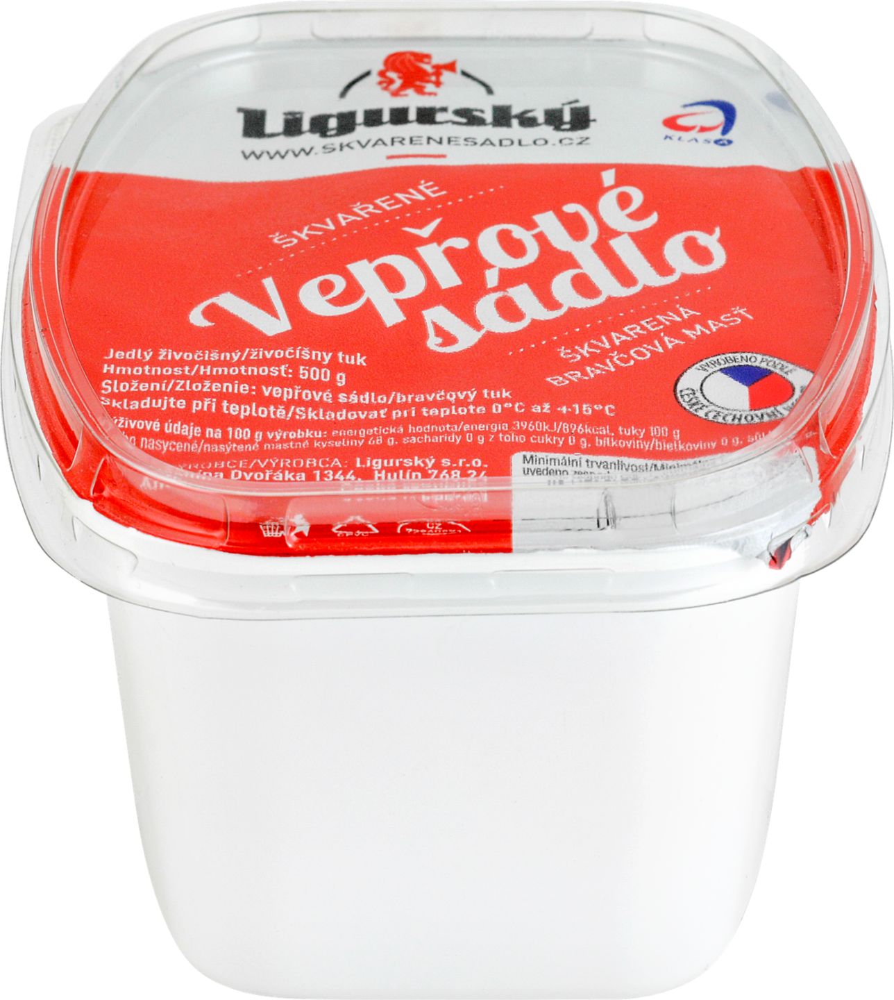 Ligurský Vepřové sádlo škvařené