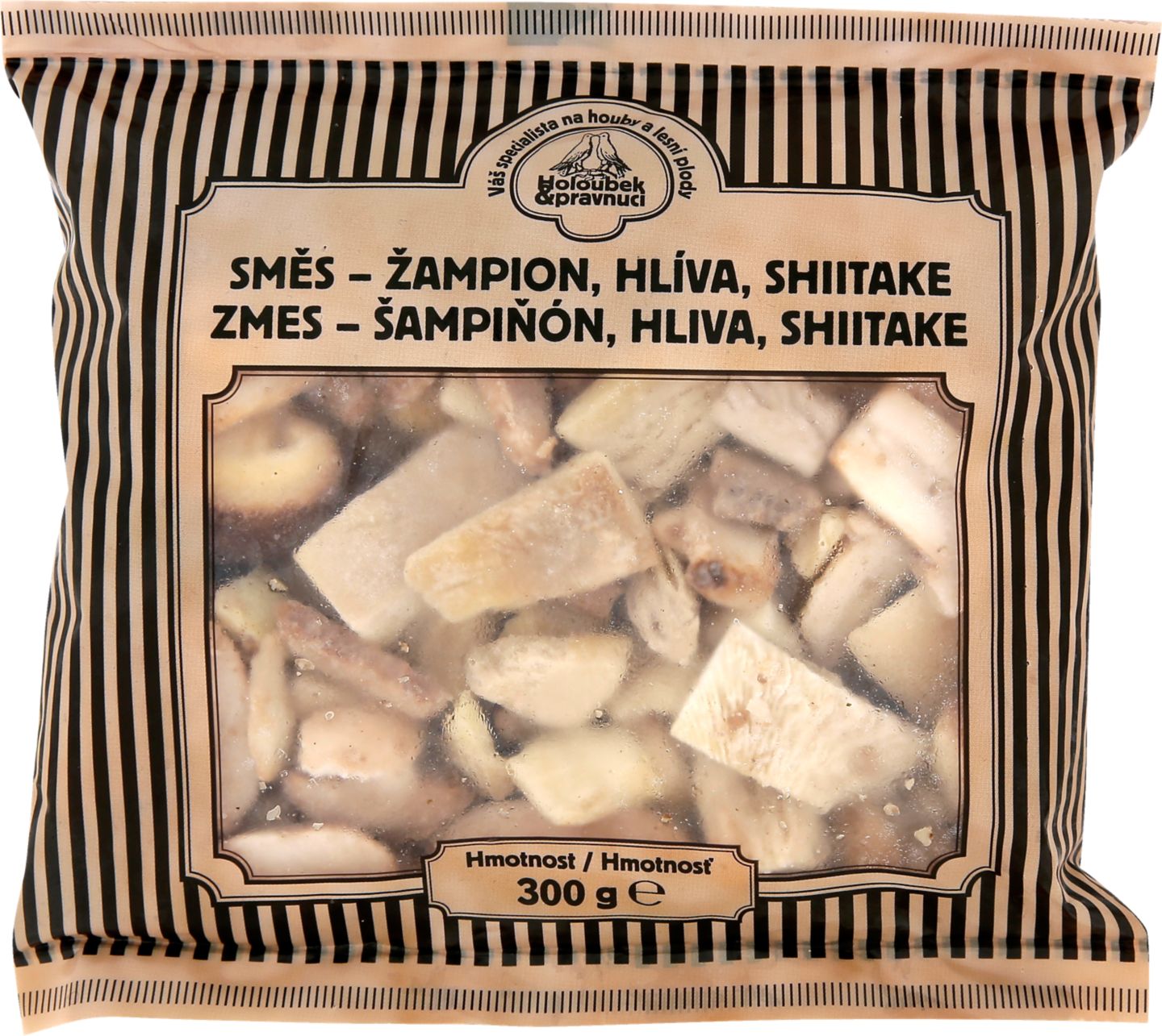 Holoubek & pravnuci Směs hub
žampion, hlíva, shiitake