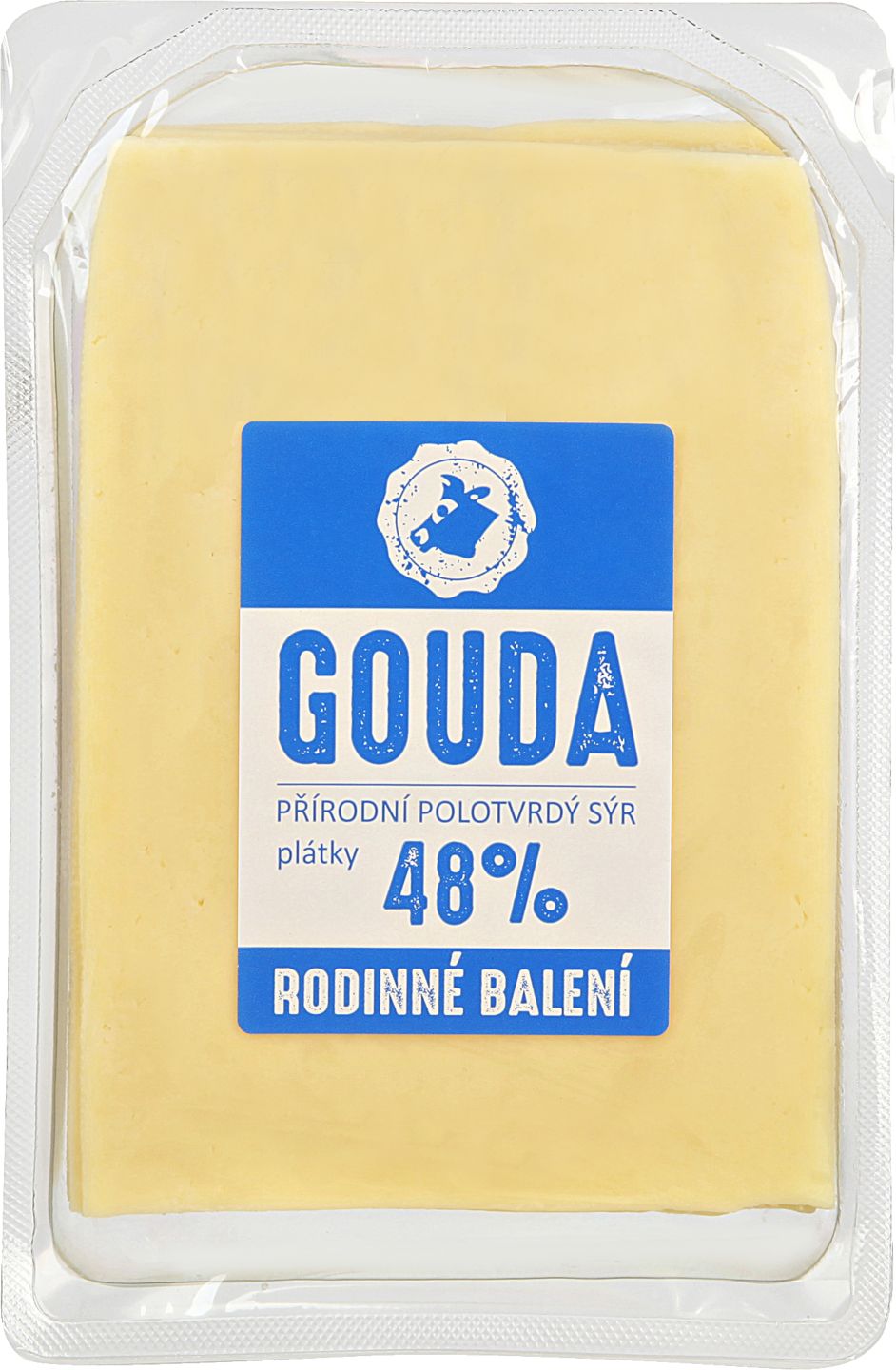 Gouda Přírodní polotvrdý sýr
plátky