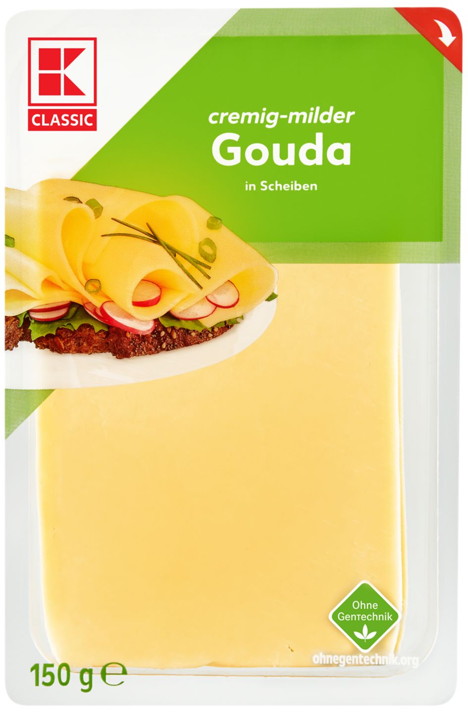 K-Classic Gouda/Eidam 45%
plátky