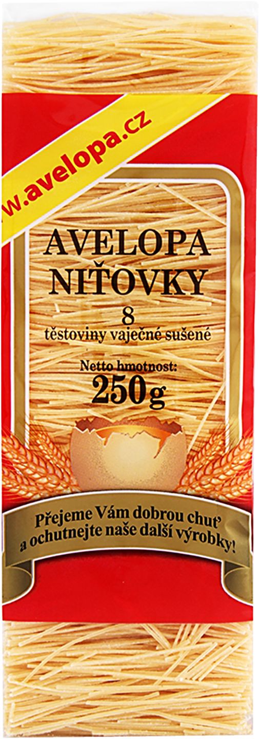 Avelopa Niťovky těstoviny 8vaječné