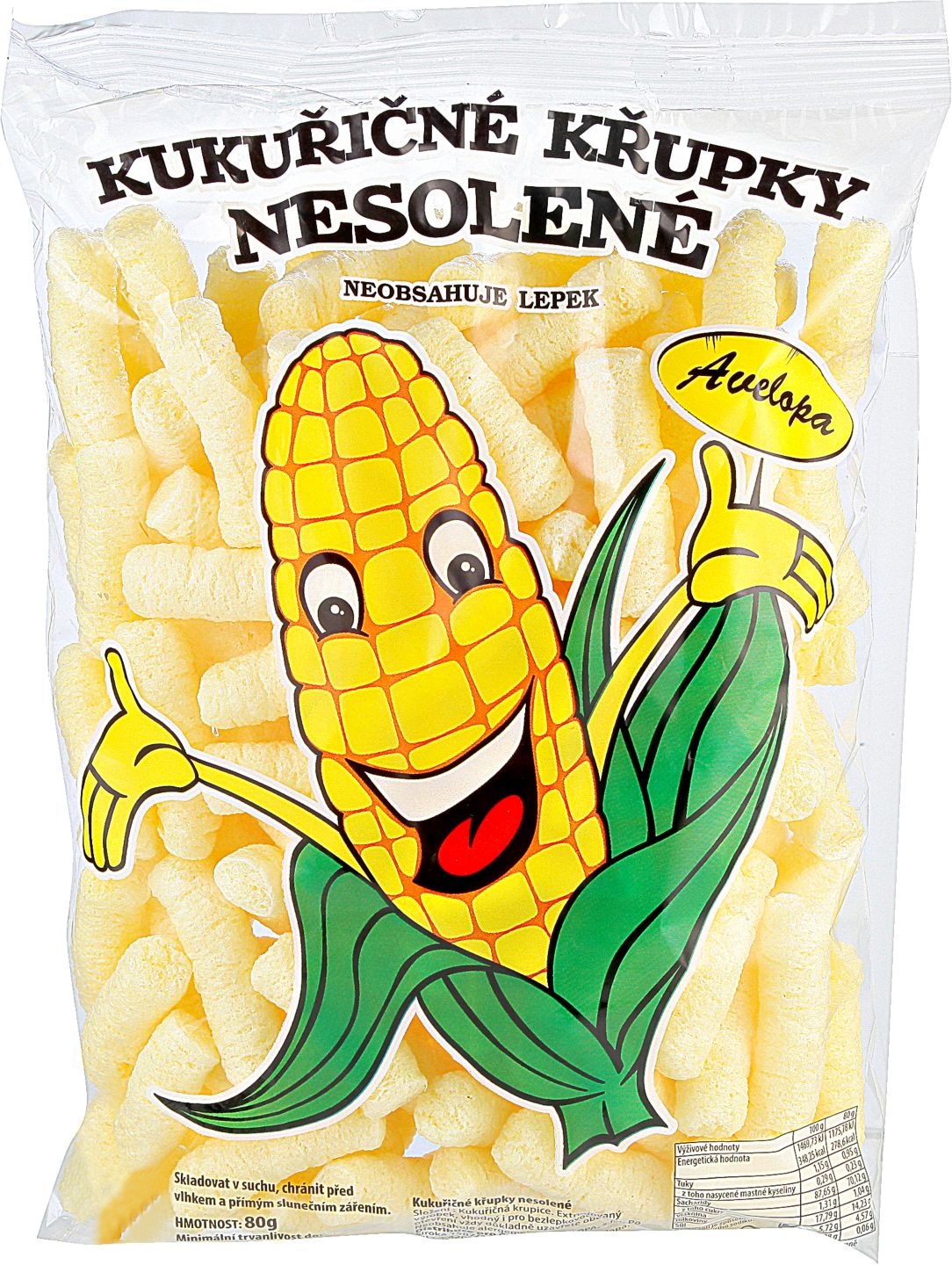 Avelopa Kukuřičné křupky
nesolené