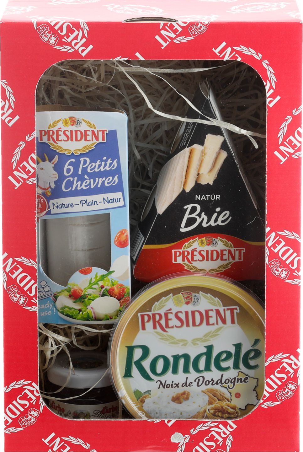 PRÉSIDENT Dárkové plato
mix sýrů
