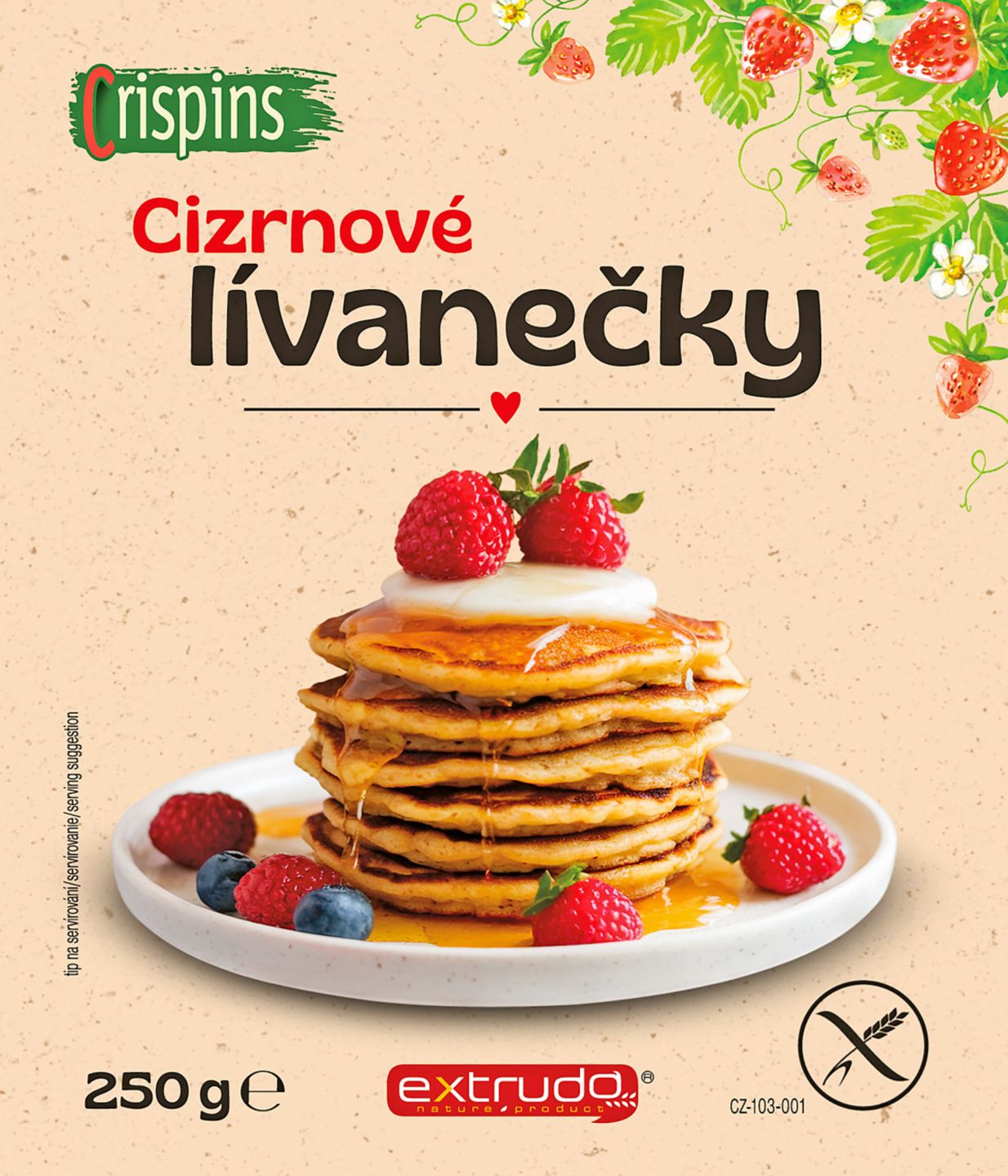 Extrudo Cizrnové lívanečky