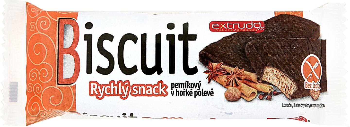 Extrudo Rychlý snack perníkový
v hořké čokoládě