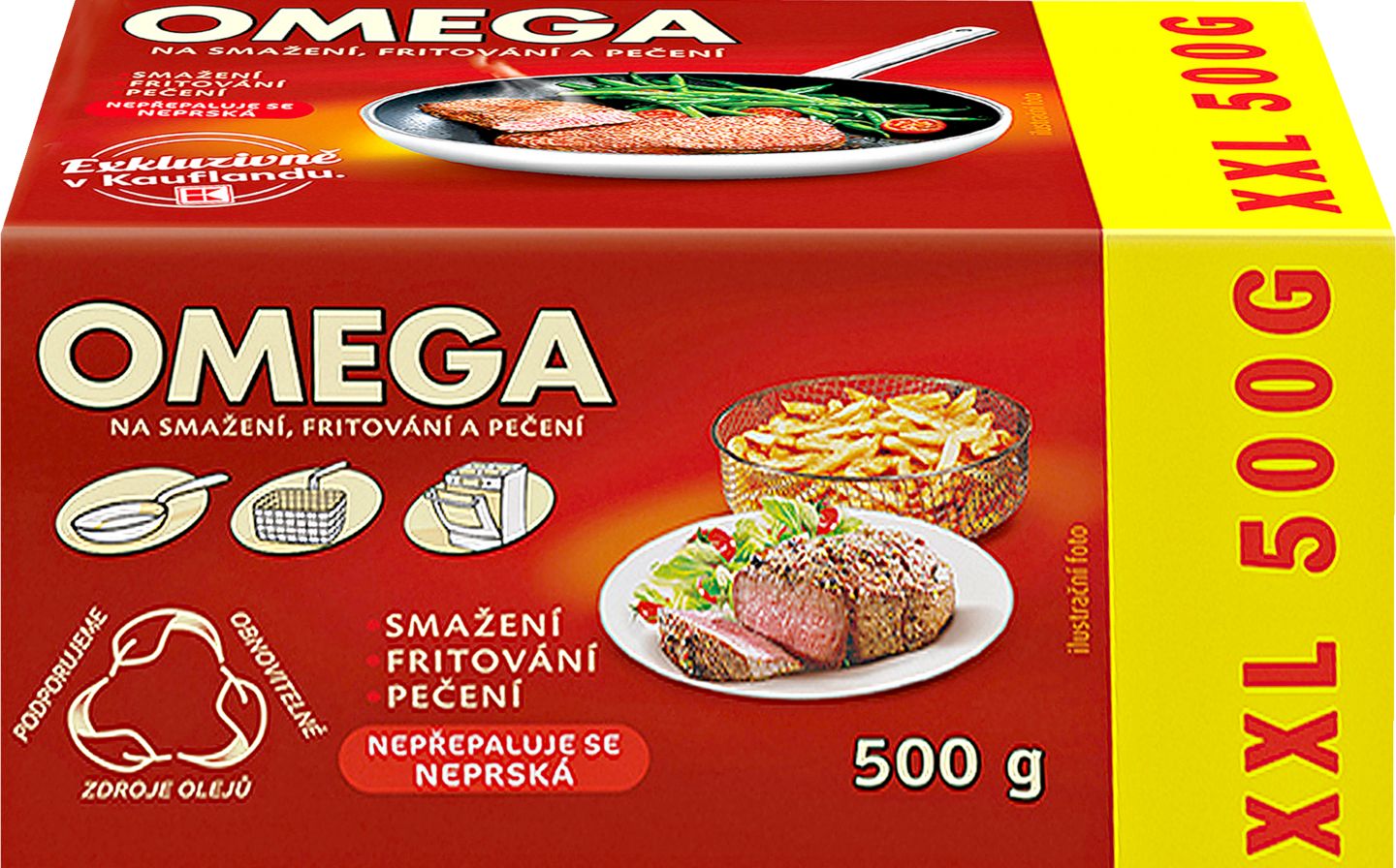 OMEGA XXL Jedlý tuk rostlinný