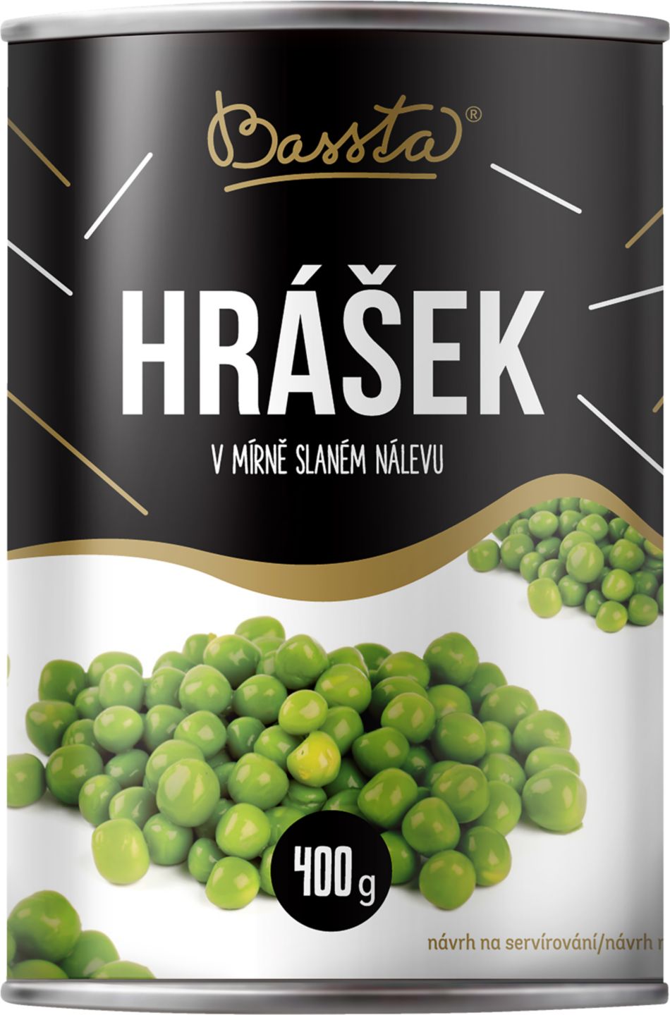 Bassta Hrášek
ve slaném nálevu