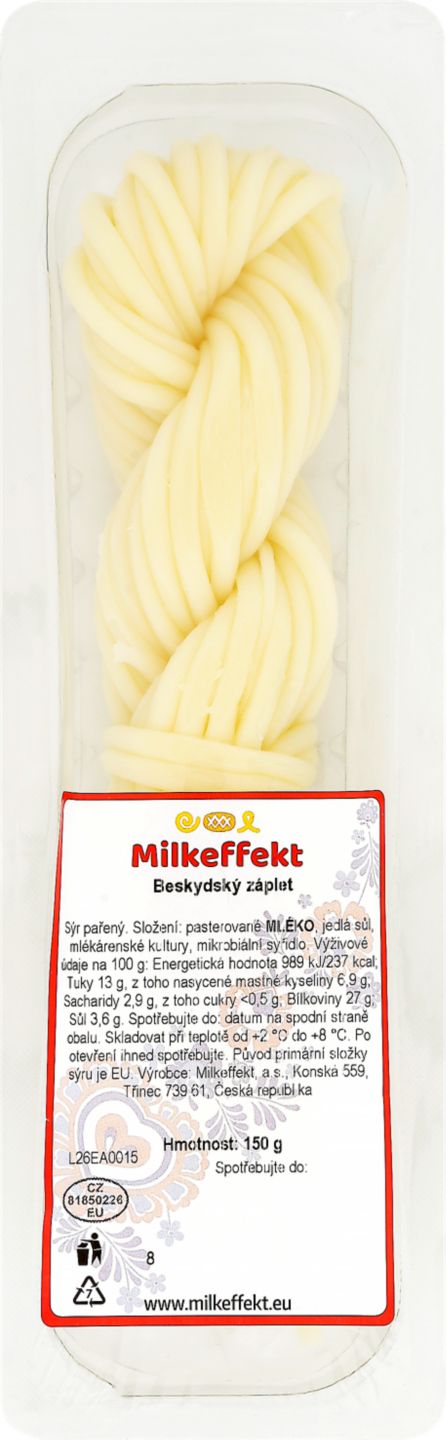 MILKEFEKT Beskydský záplet
pařený sýr