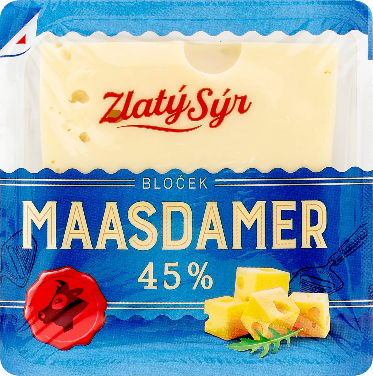 Maasdamer Polotvrdý sýr
bloček
