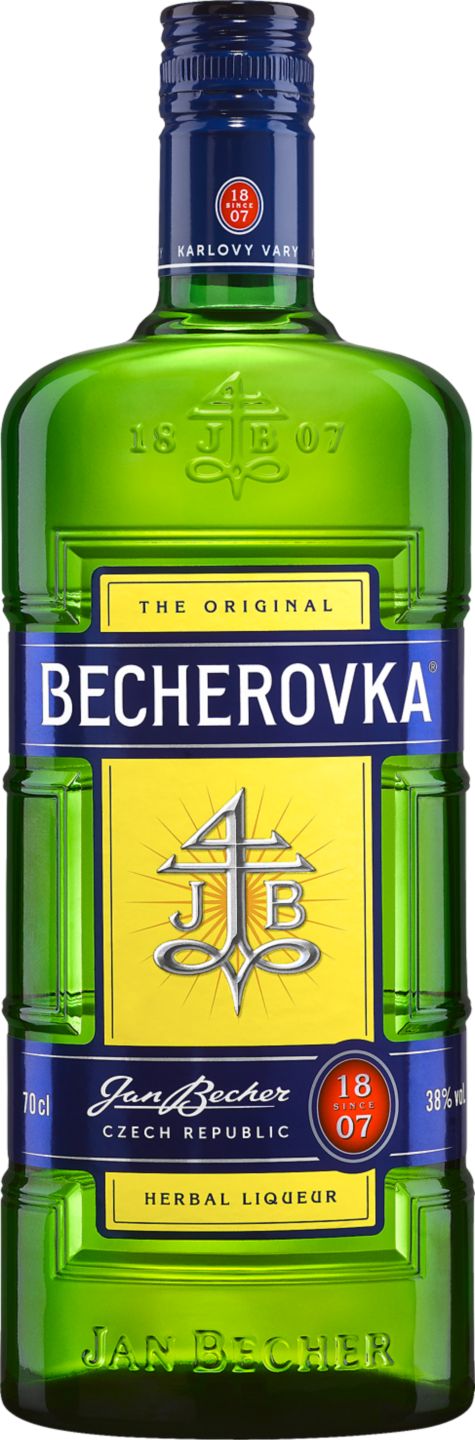 Becherovka Bylinný likér 38%
0,7l lahev