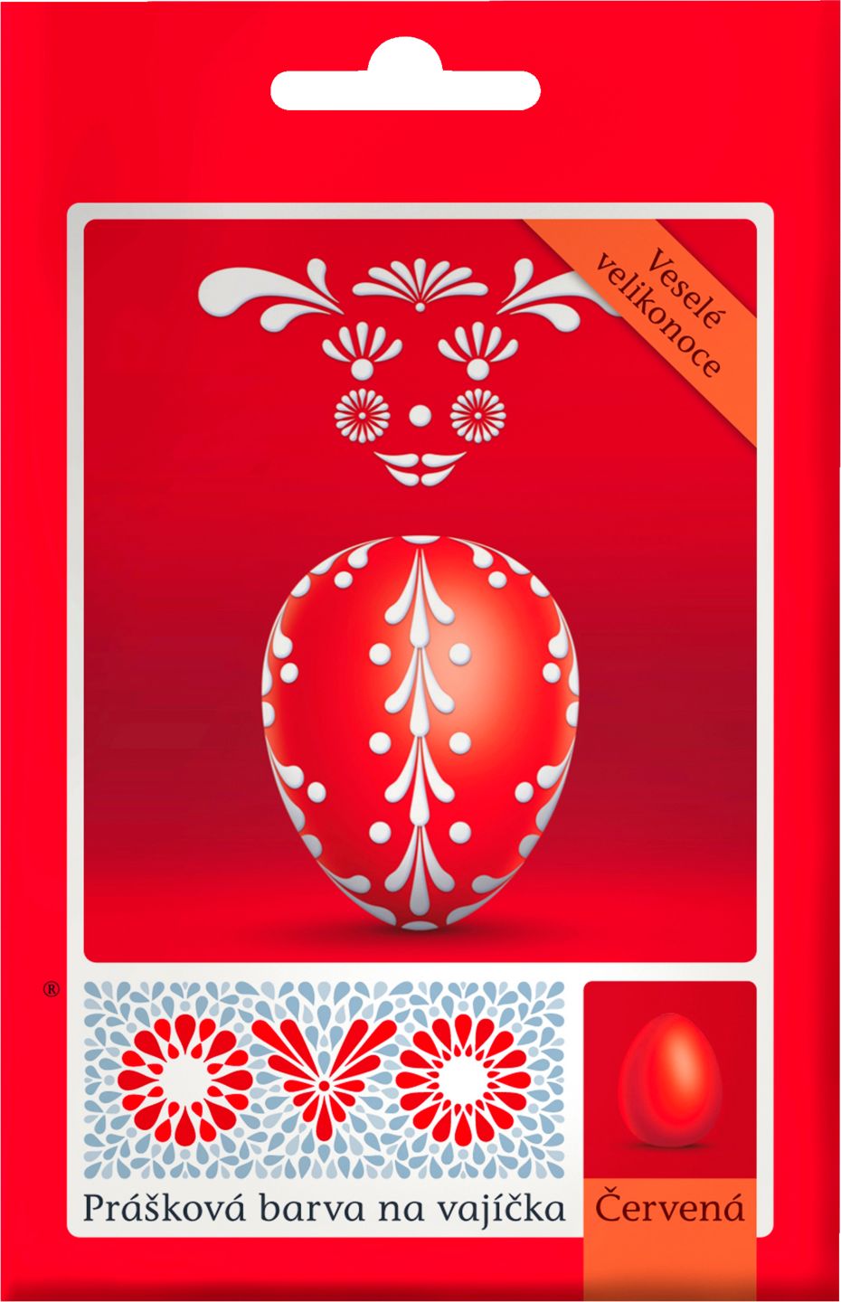 OVO Prášková barva na vajíčka