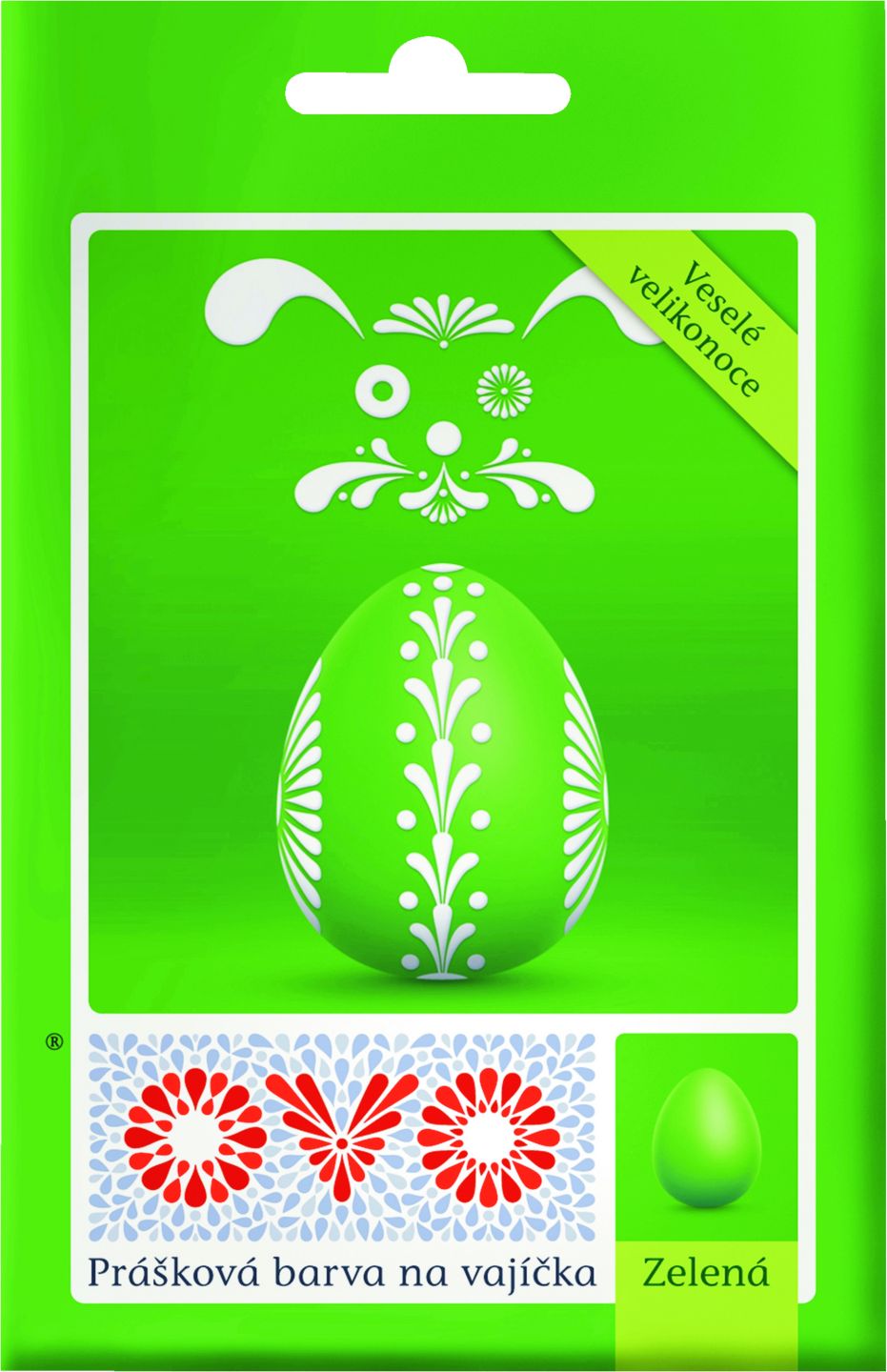 OVO Prášková barva na vajíčka